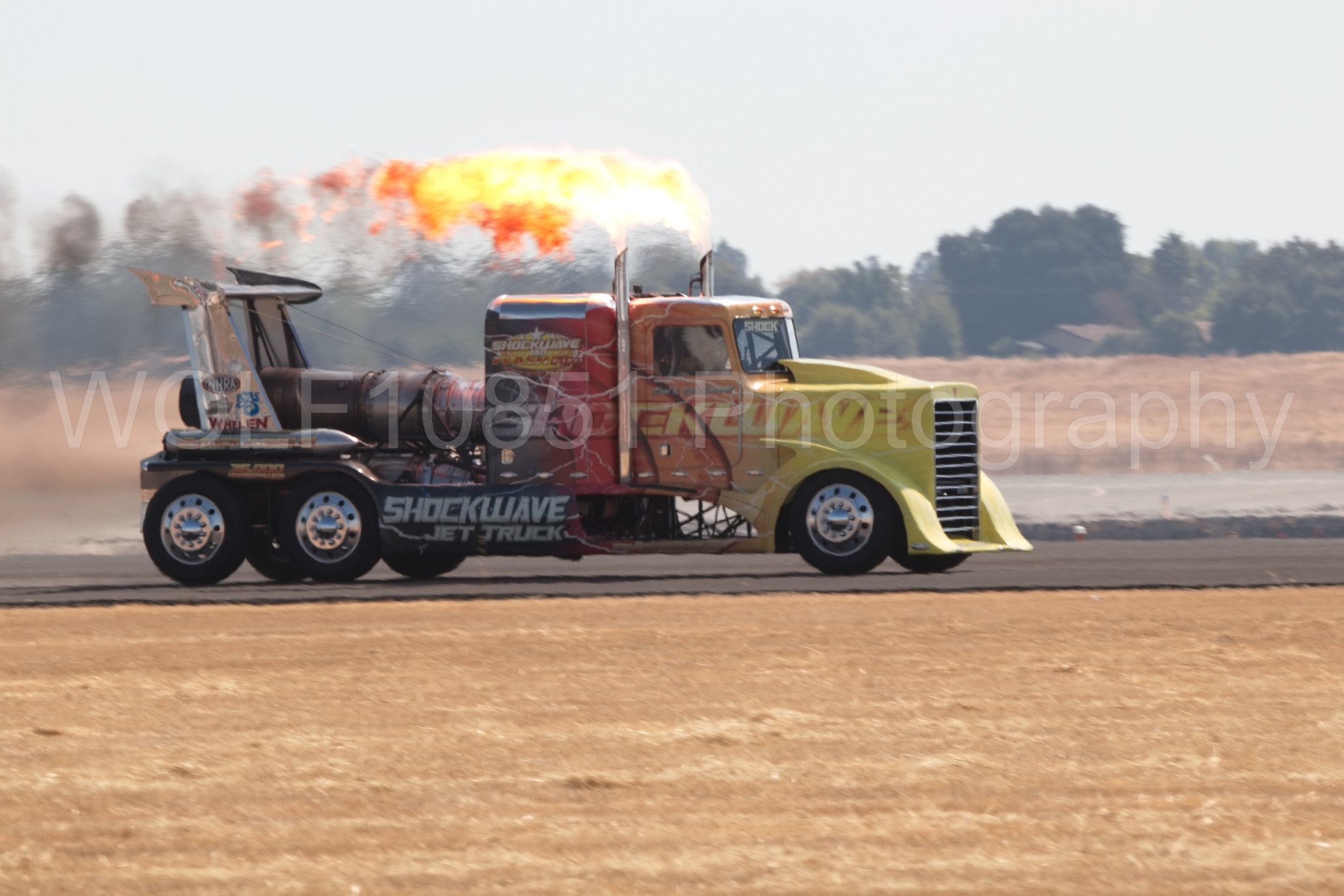 Aviation photography by WOLF10851 featuring ShockWave Jet Truck, California Capital Airshow 2018.