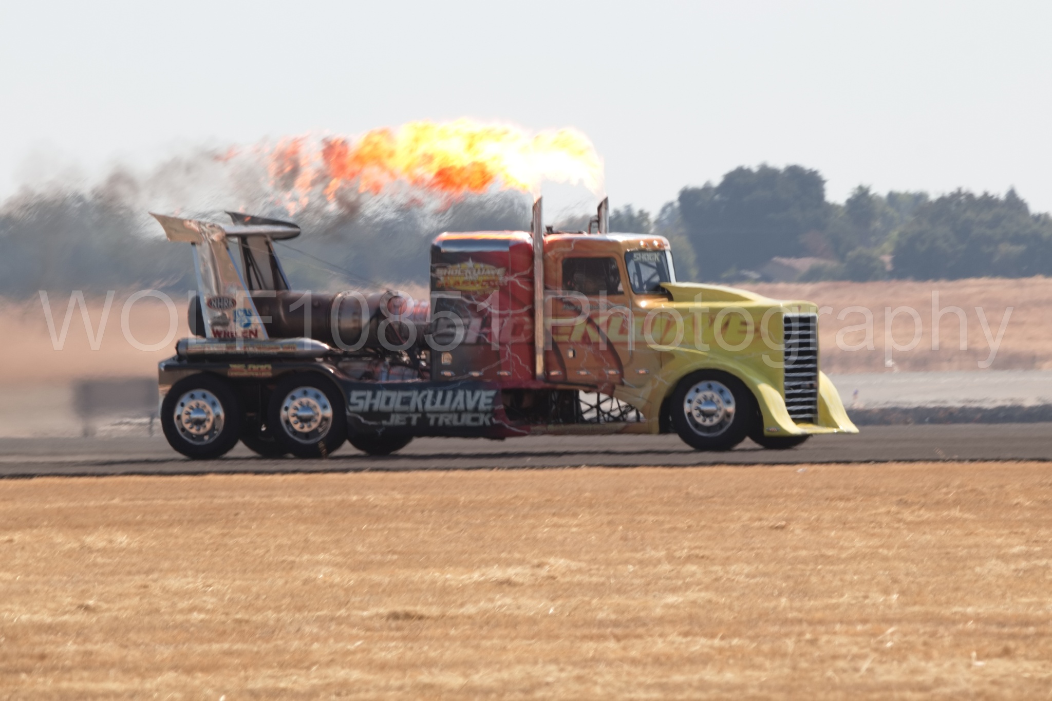 Aviation photography by WOLF10851 featuring ShockWave Jet Truck, California Capital Airshow 2018.