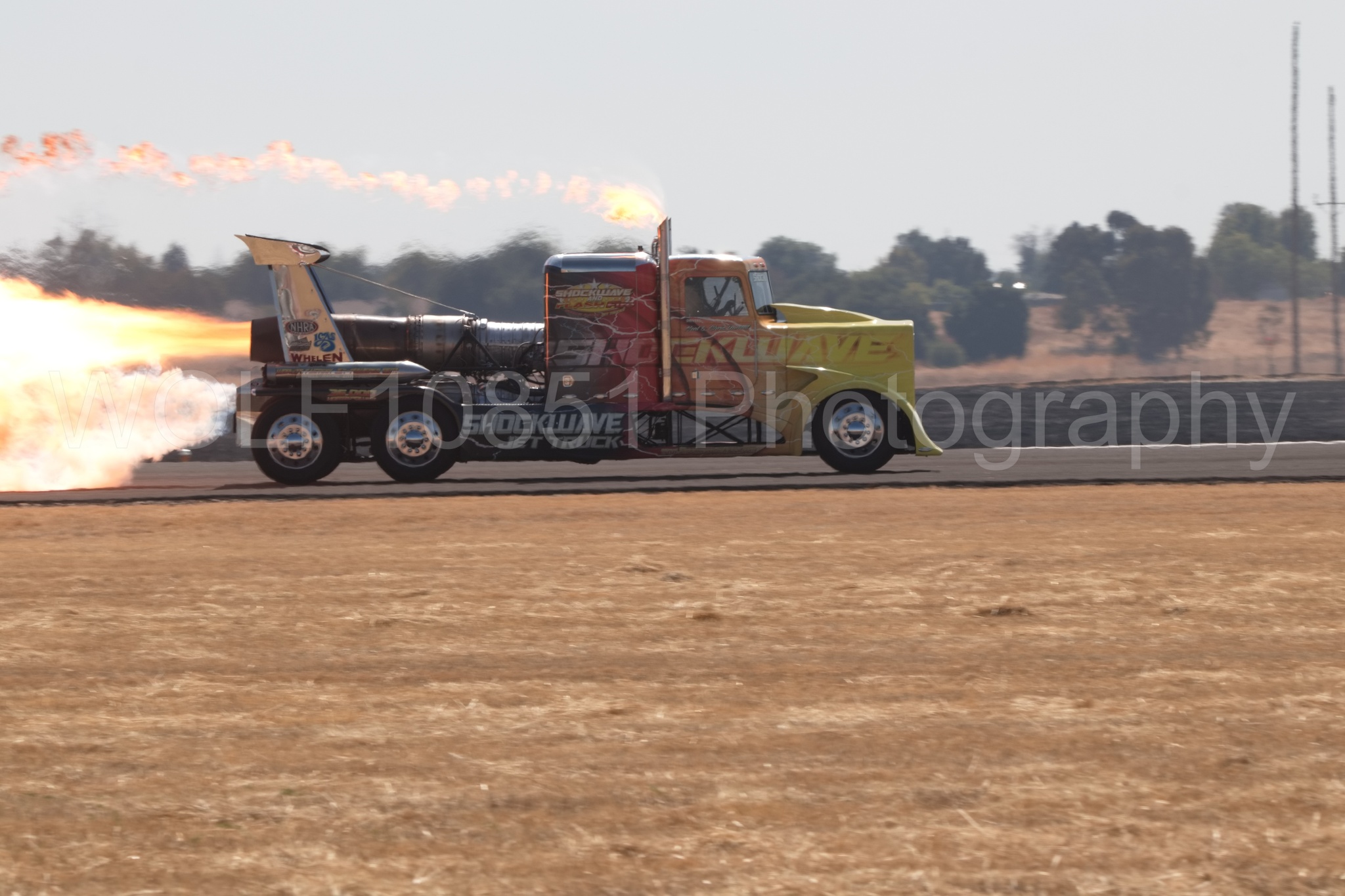 Aviation photography by WOLF10851 featuring ShockWave Jet Truck, California Capital Airshow 2018.