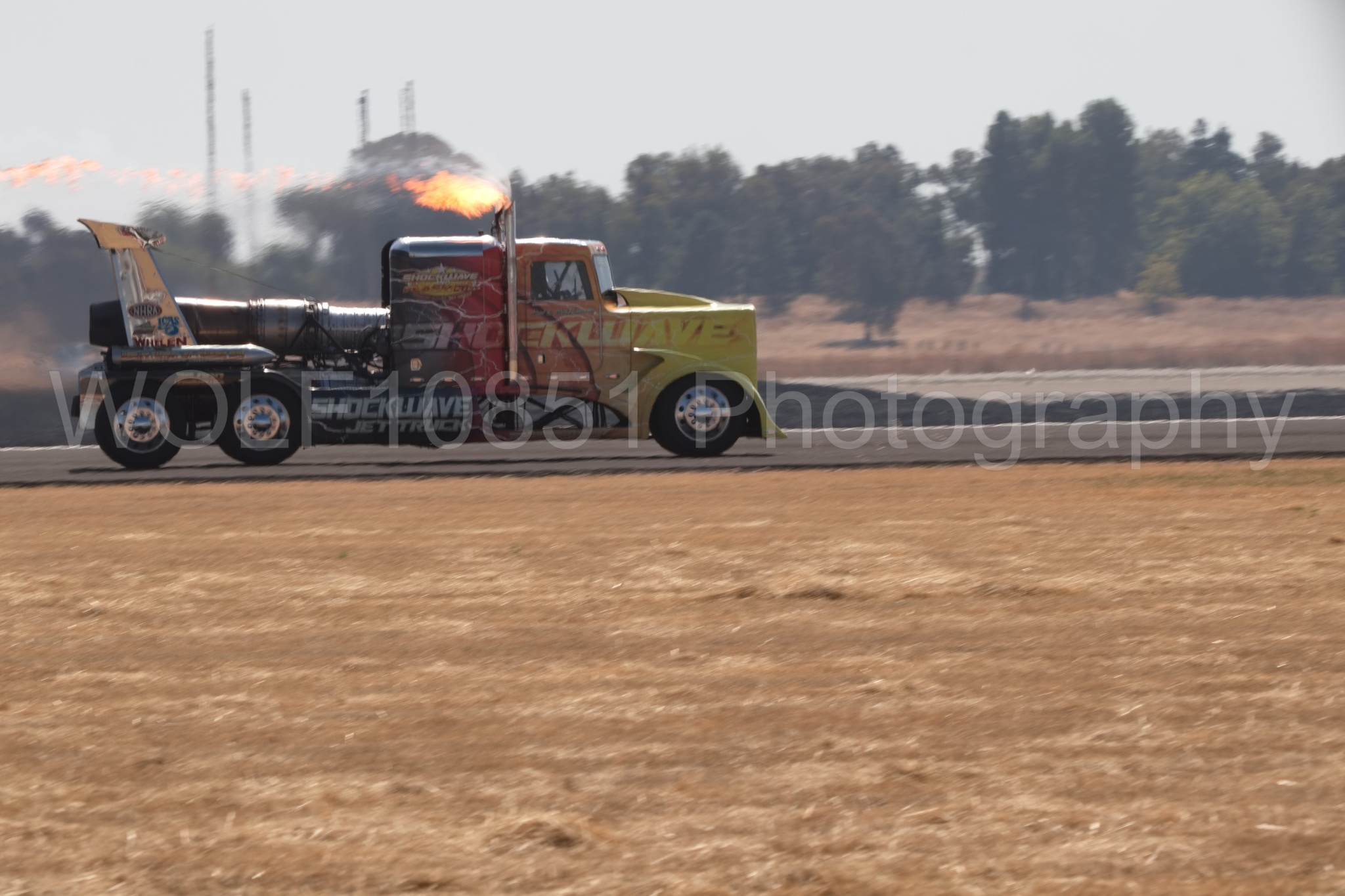 Aviation photography by WOLF10851 featuring ShockWave Jet Truck, California Capital Airshow 2018.