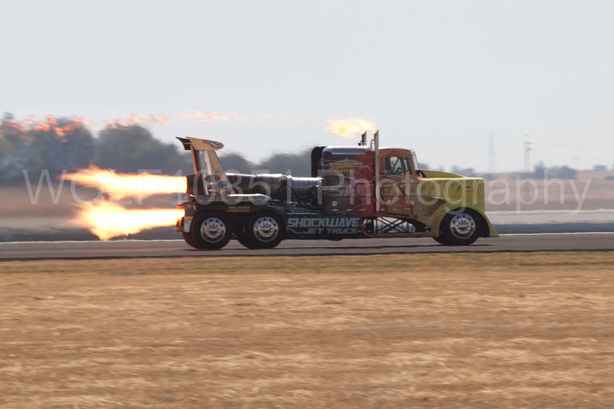 Aviation photography by WOLF10851 featuring ShockWave Jet Truck, California Capital Airshow 2018.