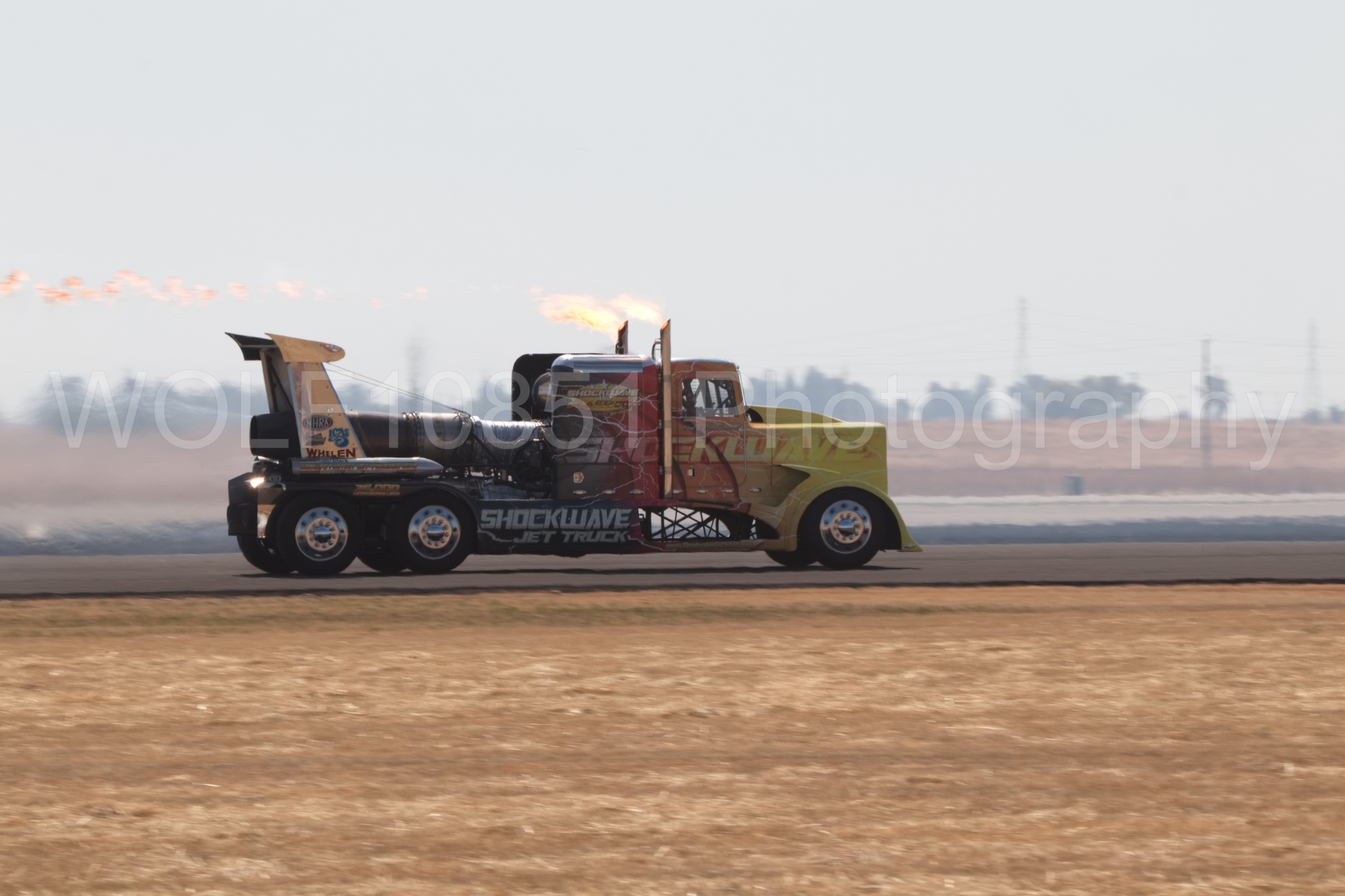 Aviation photography by WOLF10851 featuring ShockWave Jet Truck, California Capital Airshow 2018.