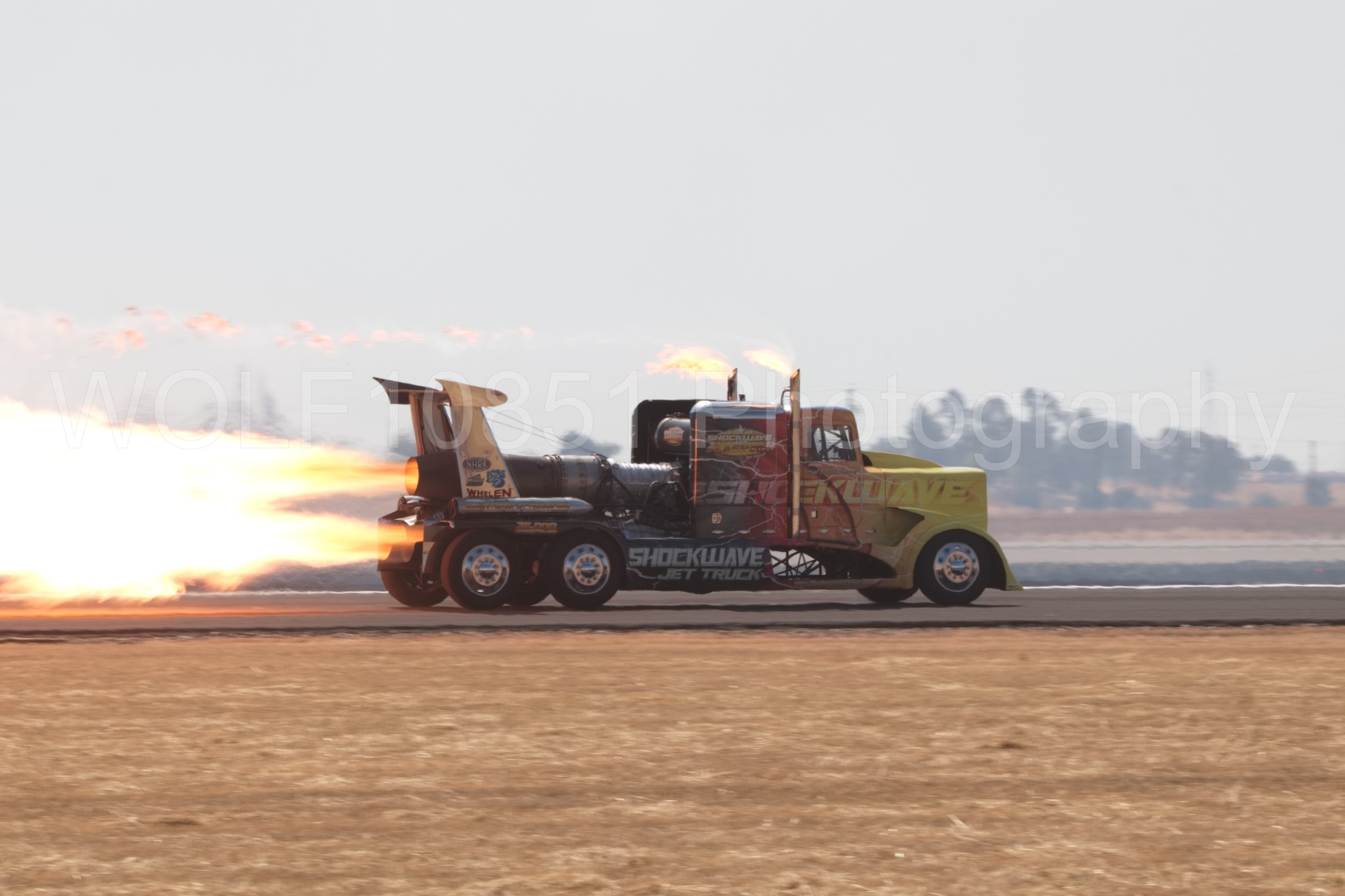 Aviation photography by WOLF10851 featuring ShockWave Jet Truck, California Capital Airshow 2018.