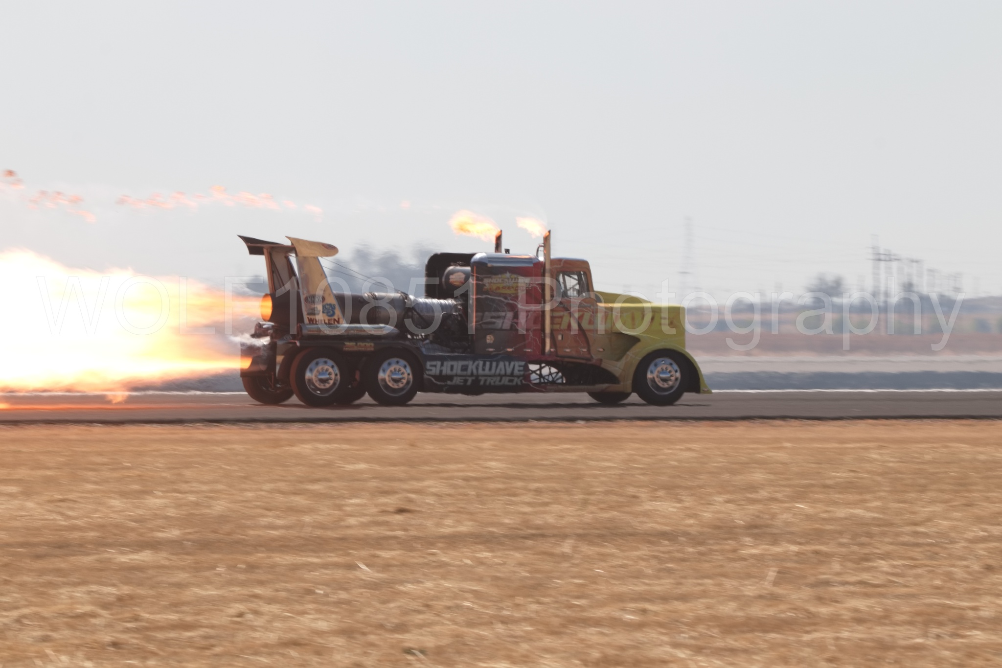 Aviation photography by WOLF10851 featuring ShockWave Jet Truck, California Capital Airshow 2018.