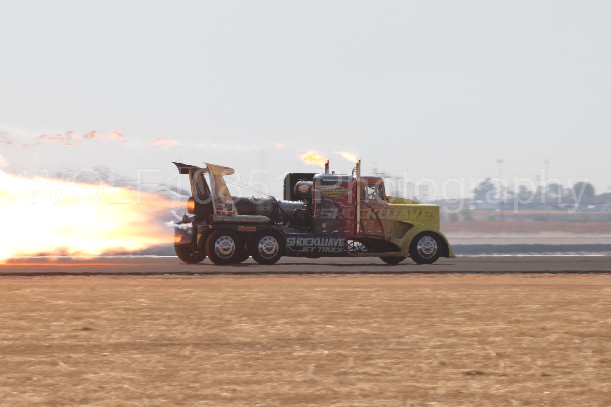 Aviation photography by WOLF10851 featuring ShockWave Jet Truck, California Capital Airshow 2018.