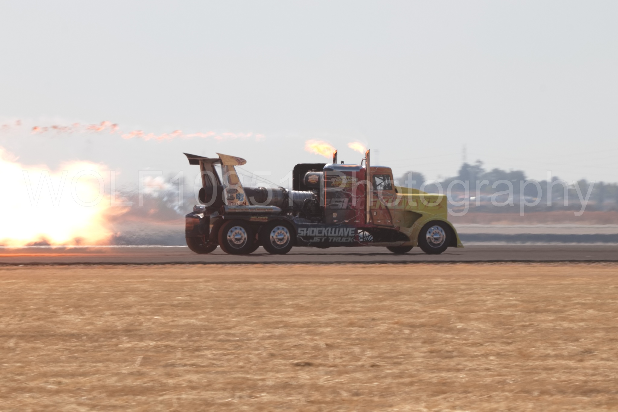 Aviation photography by WOLF10851 featuring ShockWave Jet Truck, California Capital Airshow 2018.
