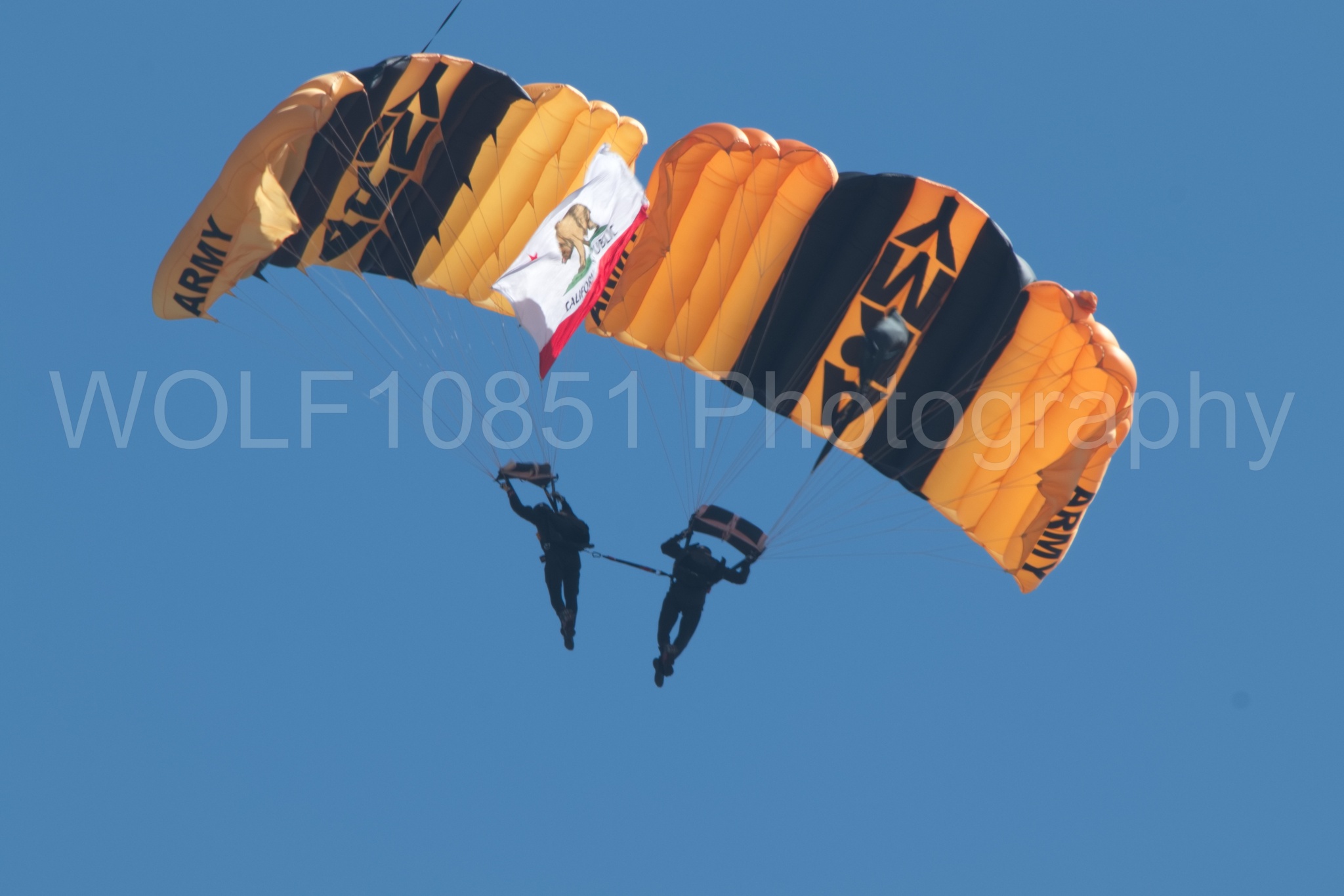 Aviation photography by WOLF10851 featuring Golden Knights, California Capital Airshow 2018.