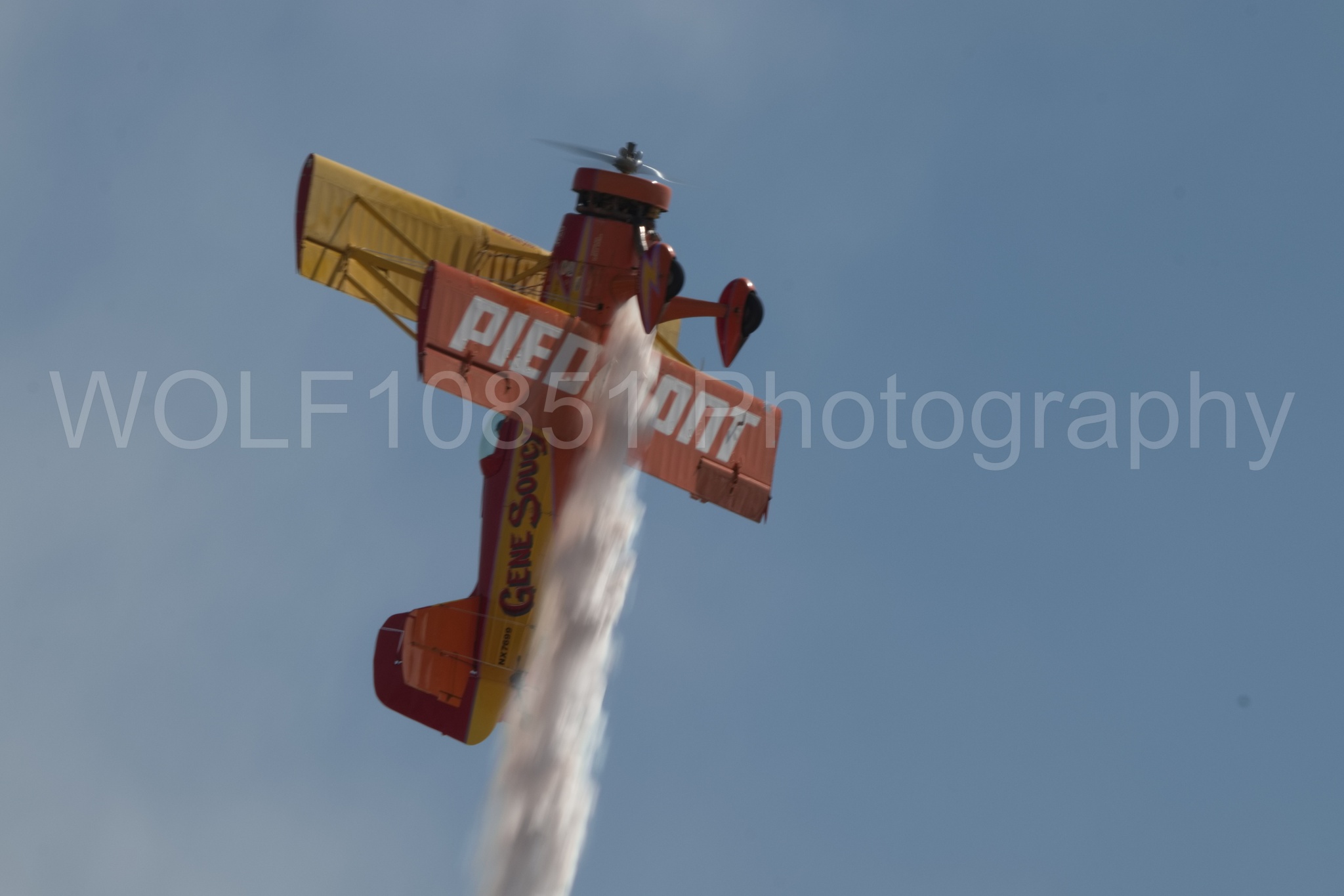 Aviation photography by WOLF10851 featuring California Capital Airshow 2018, Gene Soucy, AG Cat.