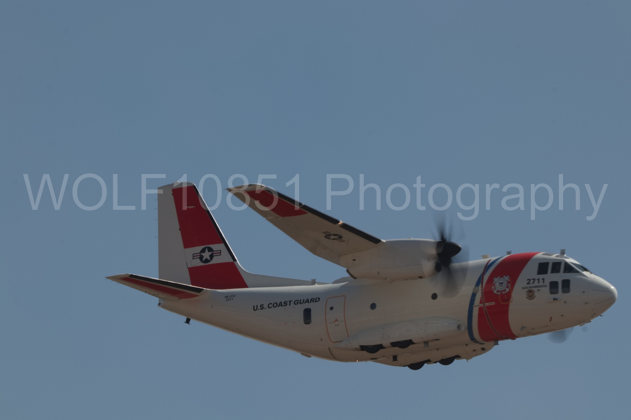 Aviation photography by WOLF10851 featuring USCG, California Capital Airshow 2018, C-27 Spartan.
