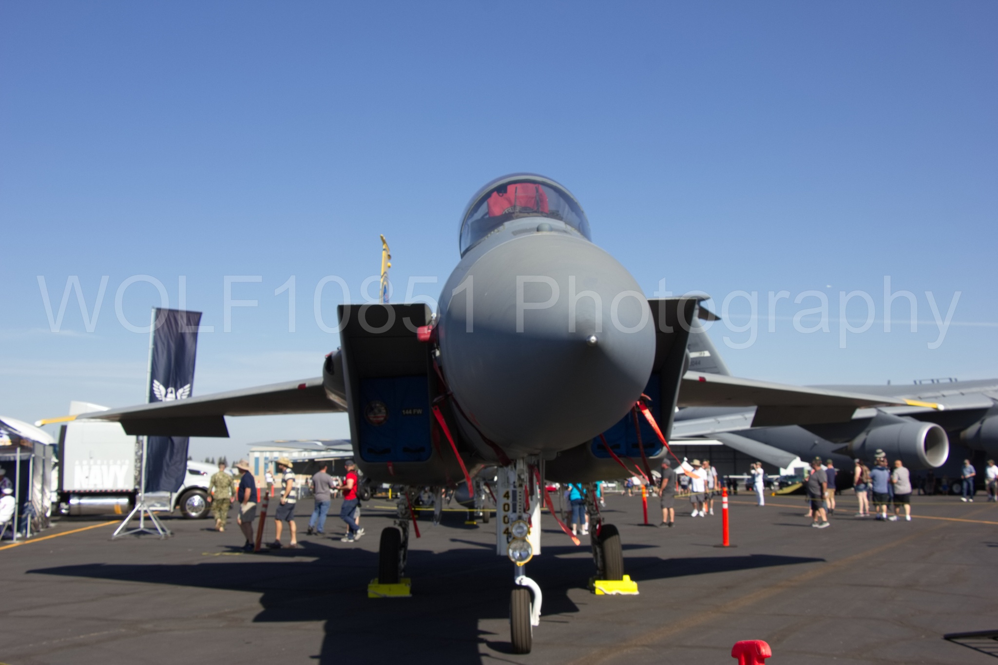 Aviation photography by WOLF10851 featuring Static Display, F-15 Eagle, California Capital Airshow 2018.