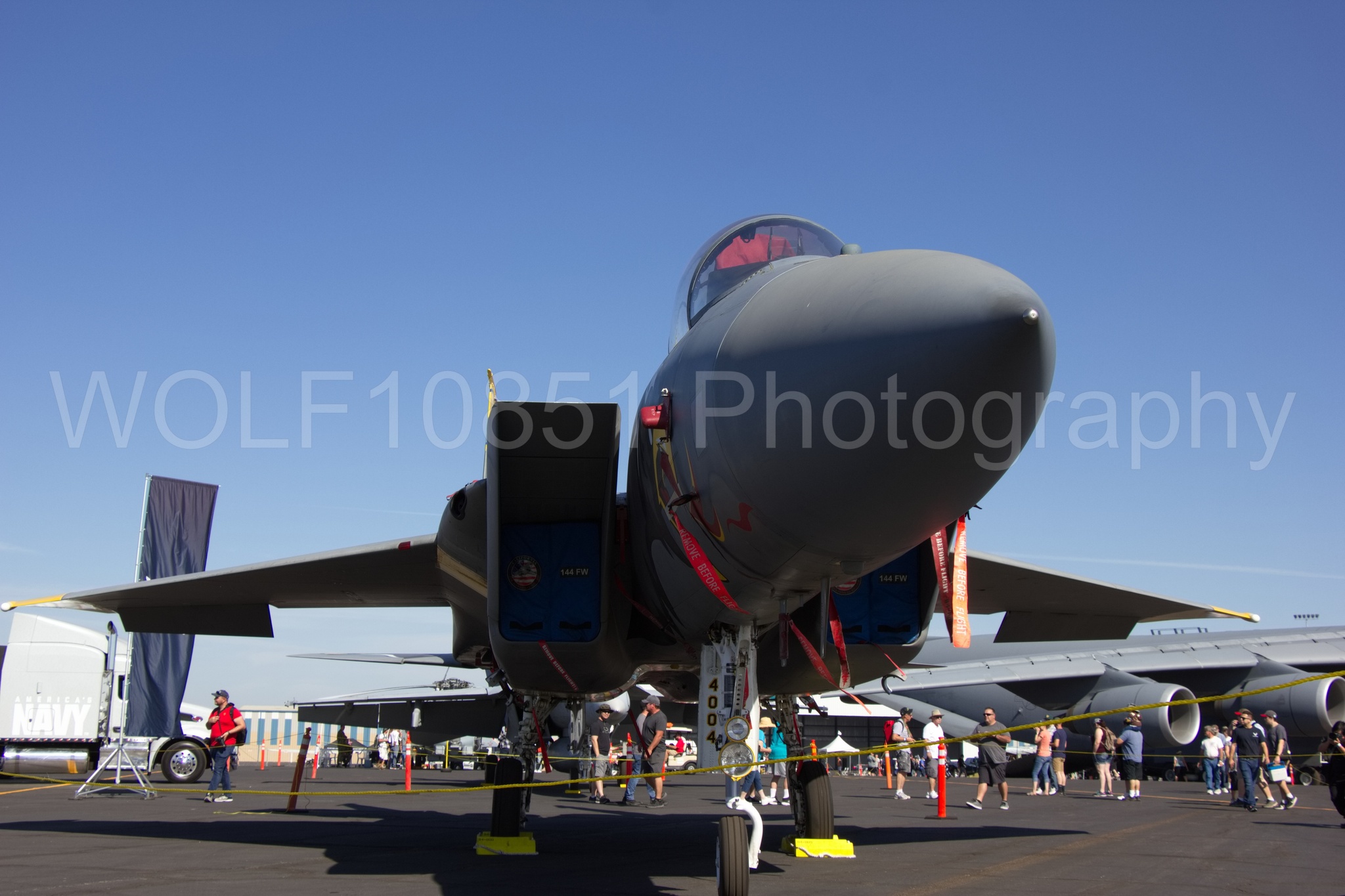 Aviation photography by WOLF10851 featuring Static Display, F-15 Eagle, California Capital Airshow 2018.