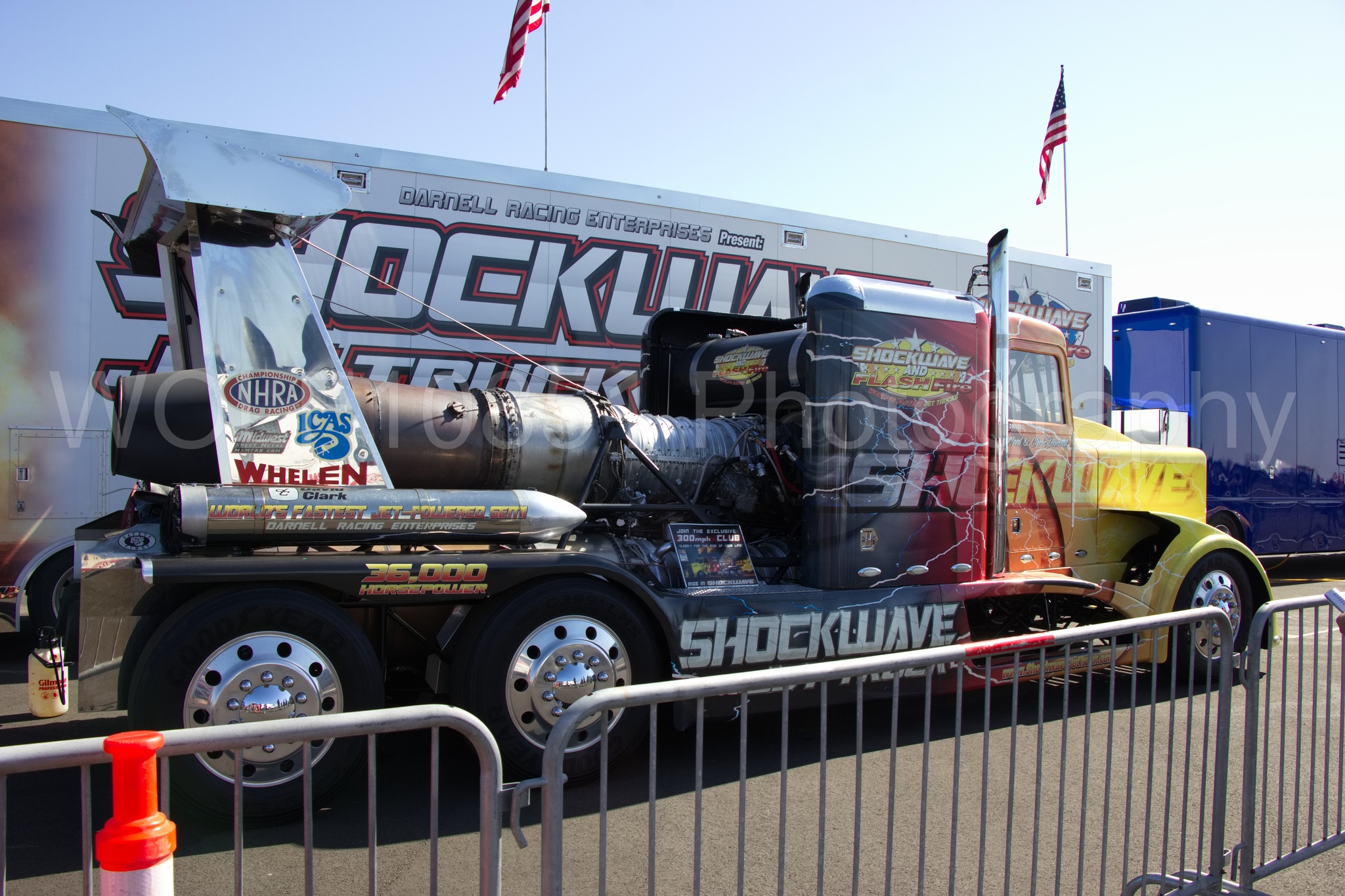 Aviation photography by WOLF10851 featuring Static Display, ShockWave Jet Truck, California Capital Airshow 2018.