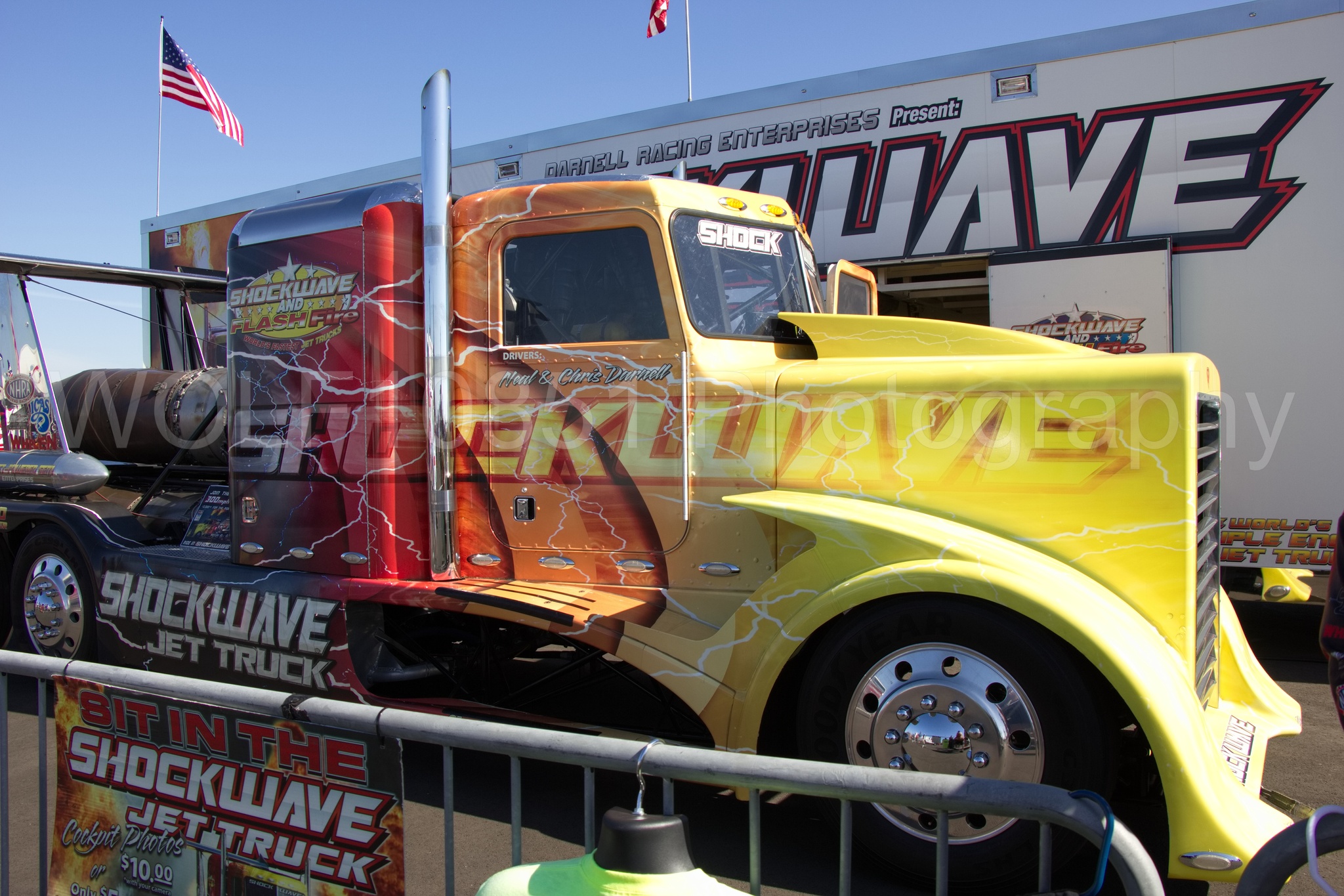 Aviation photography by WOLF10851 featuring Featured, Static Display, ShockWave Jet Truck, California Capital Airshow 2018.