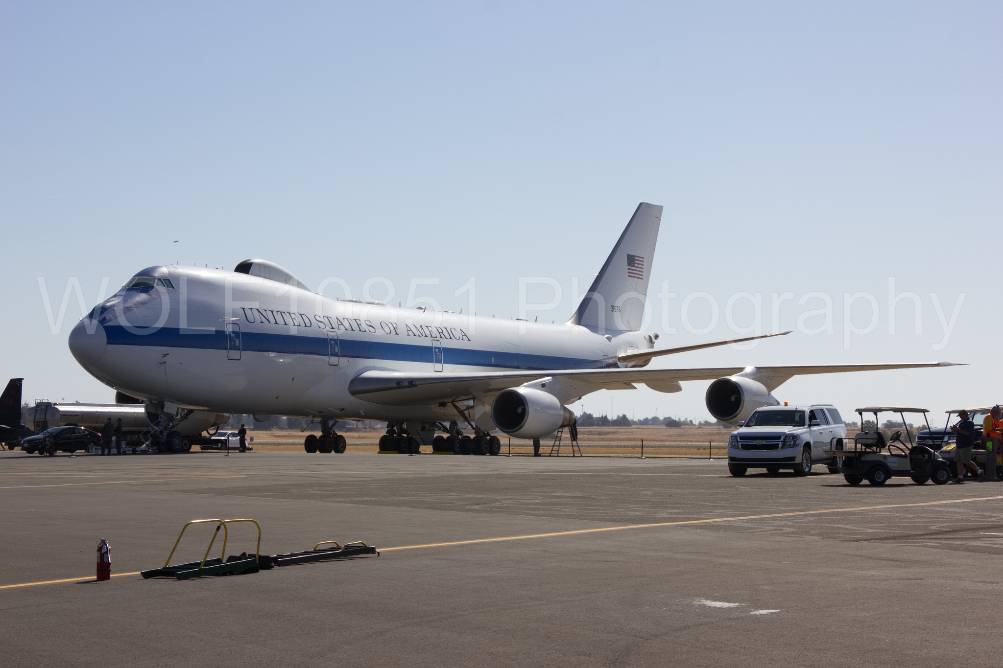 Aviation photography by WOLF10851 featuring Static Display, E-4B Nightwatch, California Capital Airshow 2018.