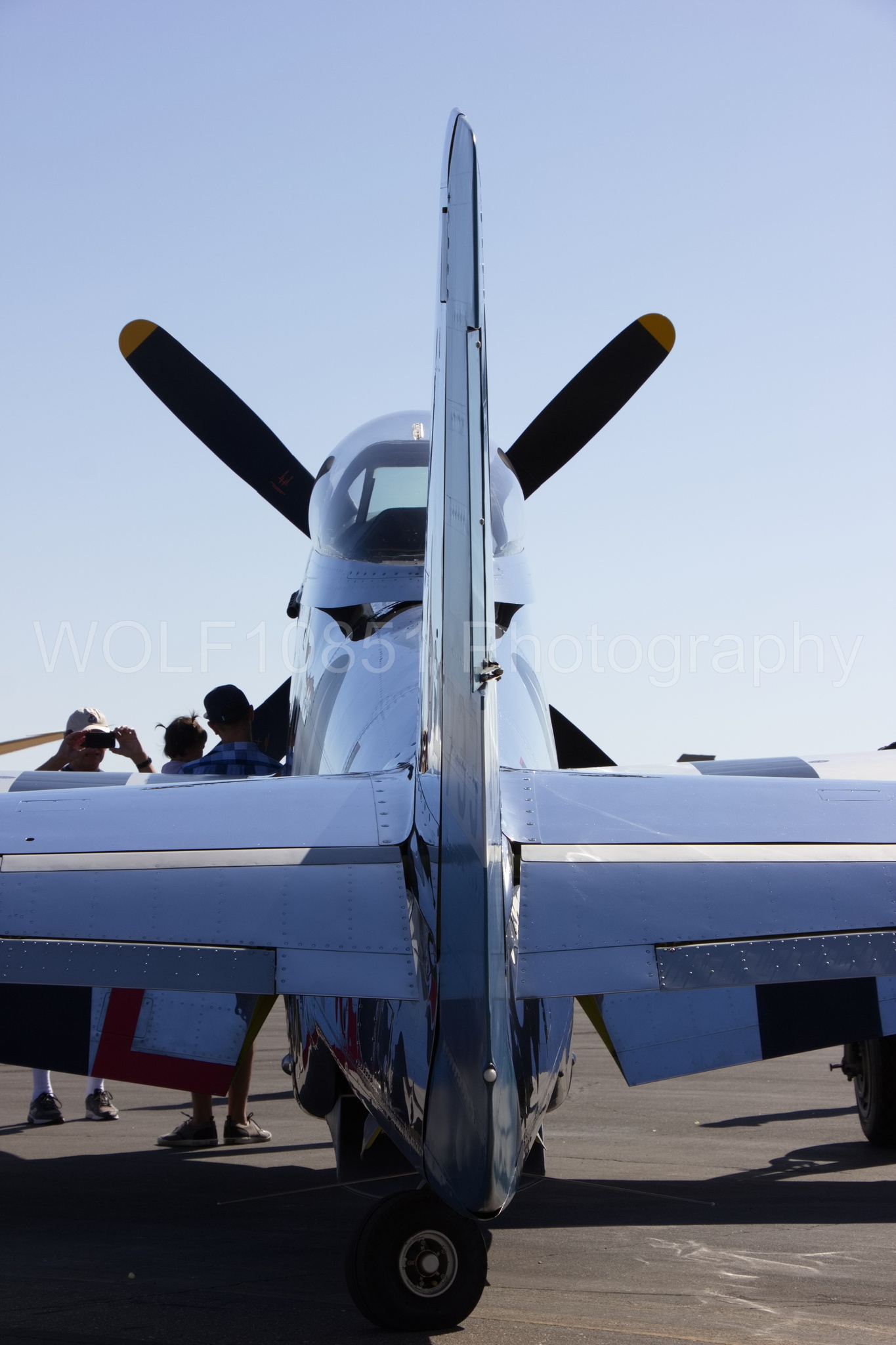 Aviation photography by WOLF10851 featuring Static Display, P-51 Mustang, Comfortably Numb, California Capital Airshow 2018.