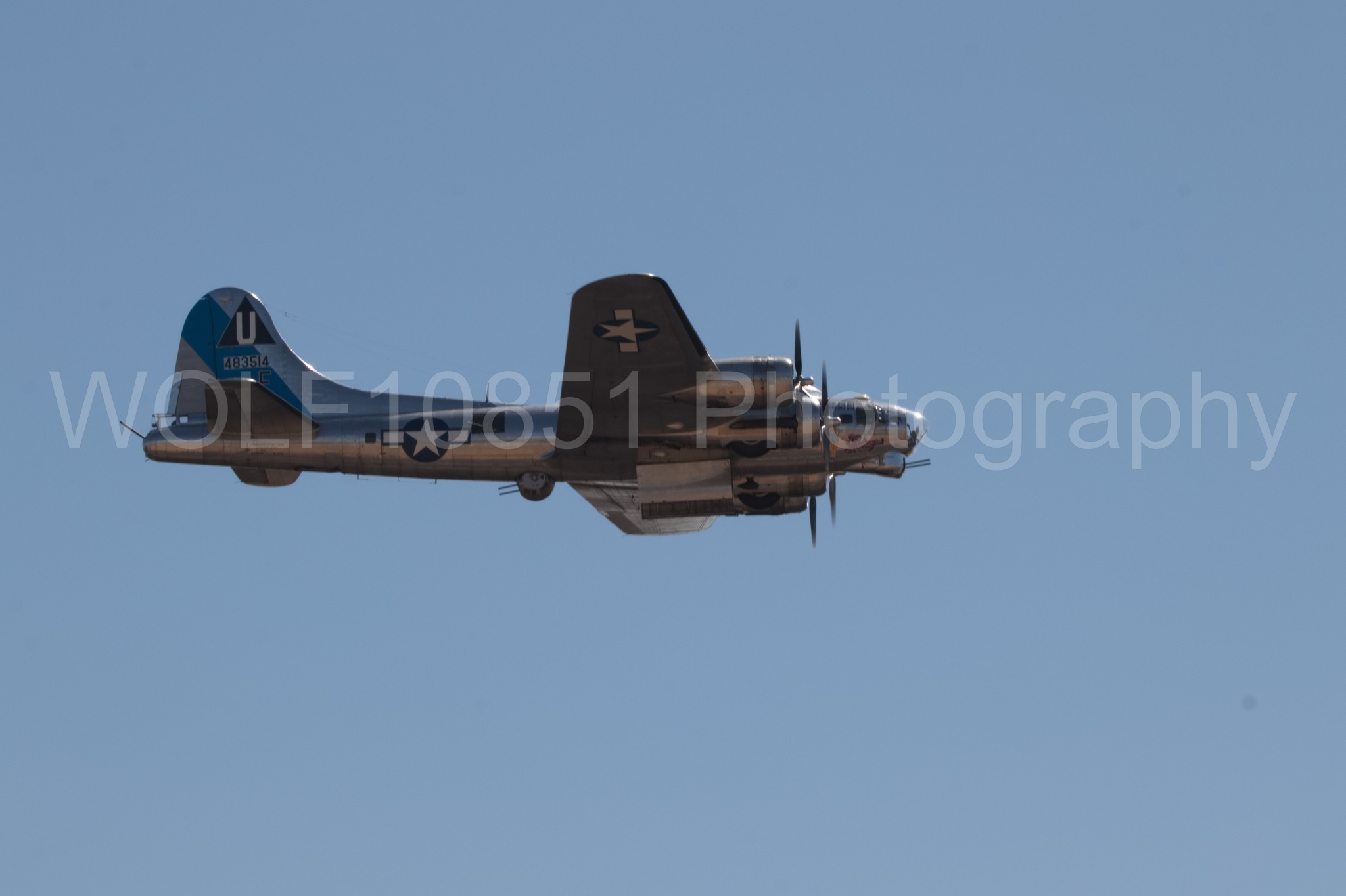 Aviation photography by WOLF10851 featuring California Capital Airshow 2018, B-17 Flying Fortress, Sentimental Journey.