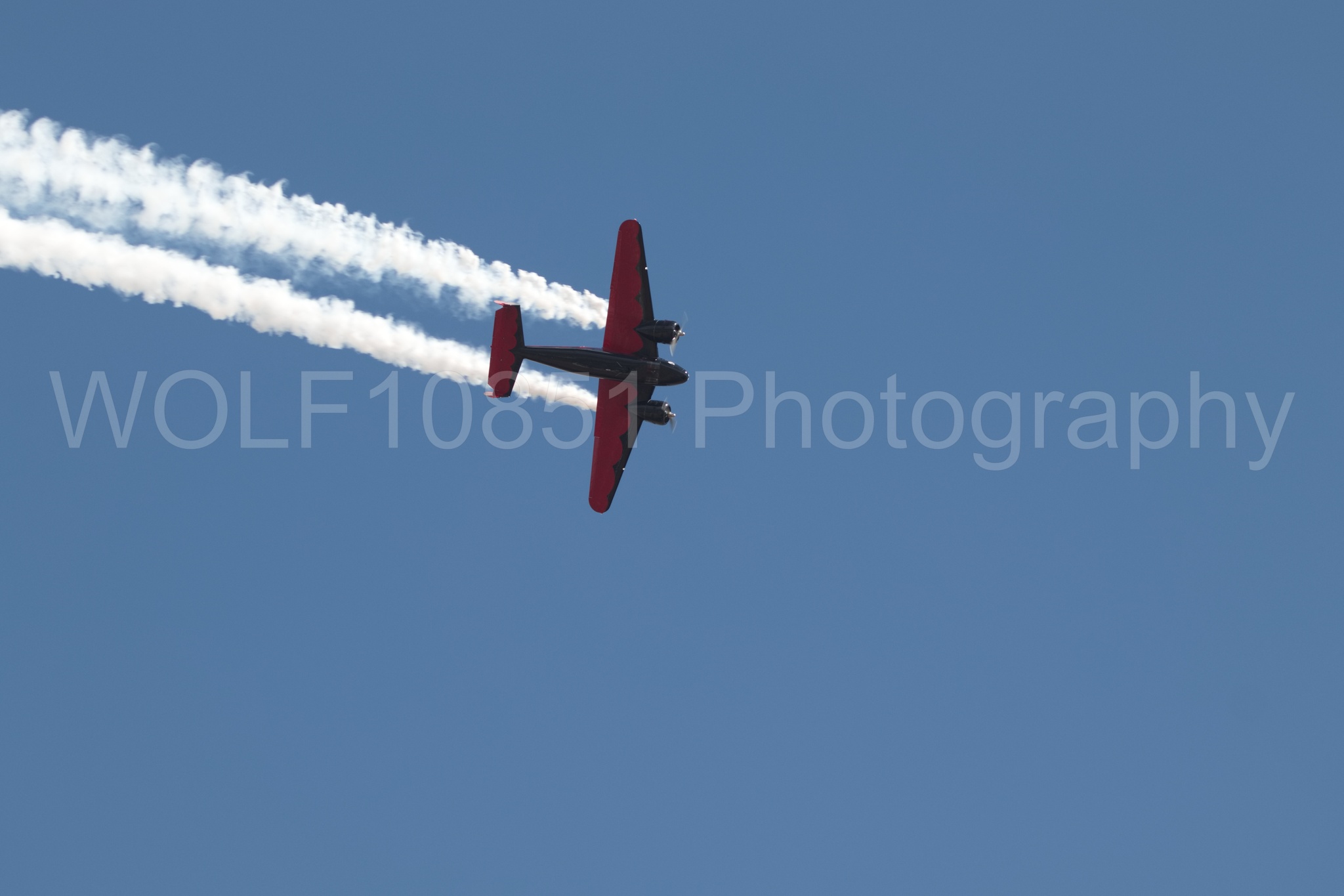 Aviation photography by WOLF10851 featuring Beechcraft Twin Beech 18, California Capital Airshow 2018, Younkin airshows, AT-7C.