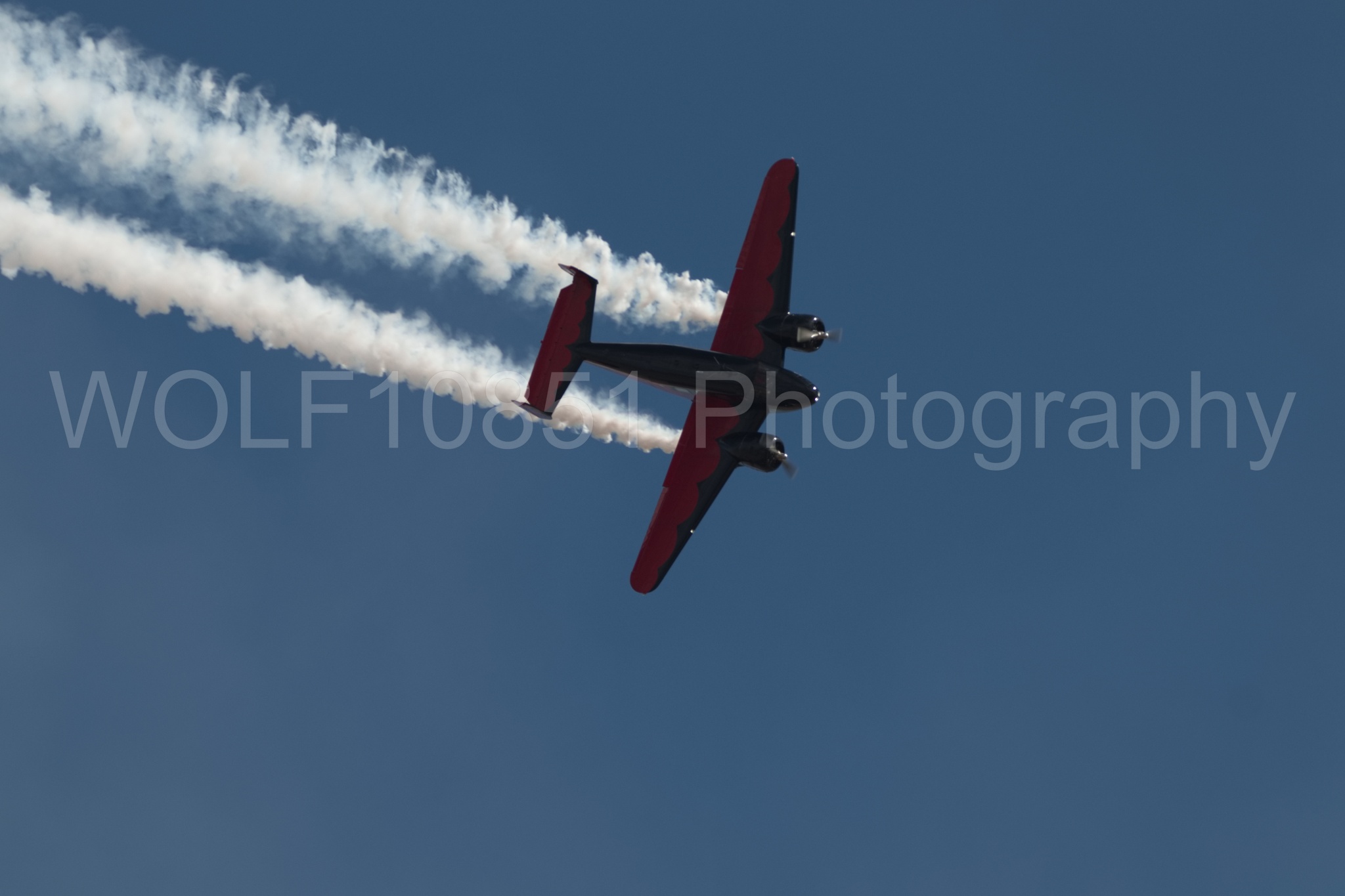 Aviation photography by WOLF10851 featuring Beechcraft Twin Beech 18, California Capital Airshow 2018, Younkin airshows, AT-7C.