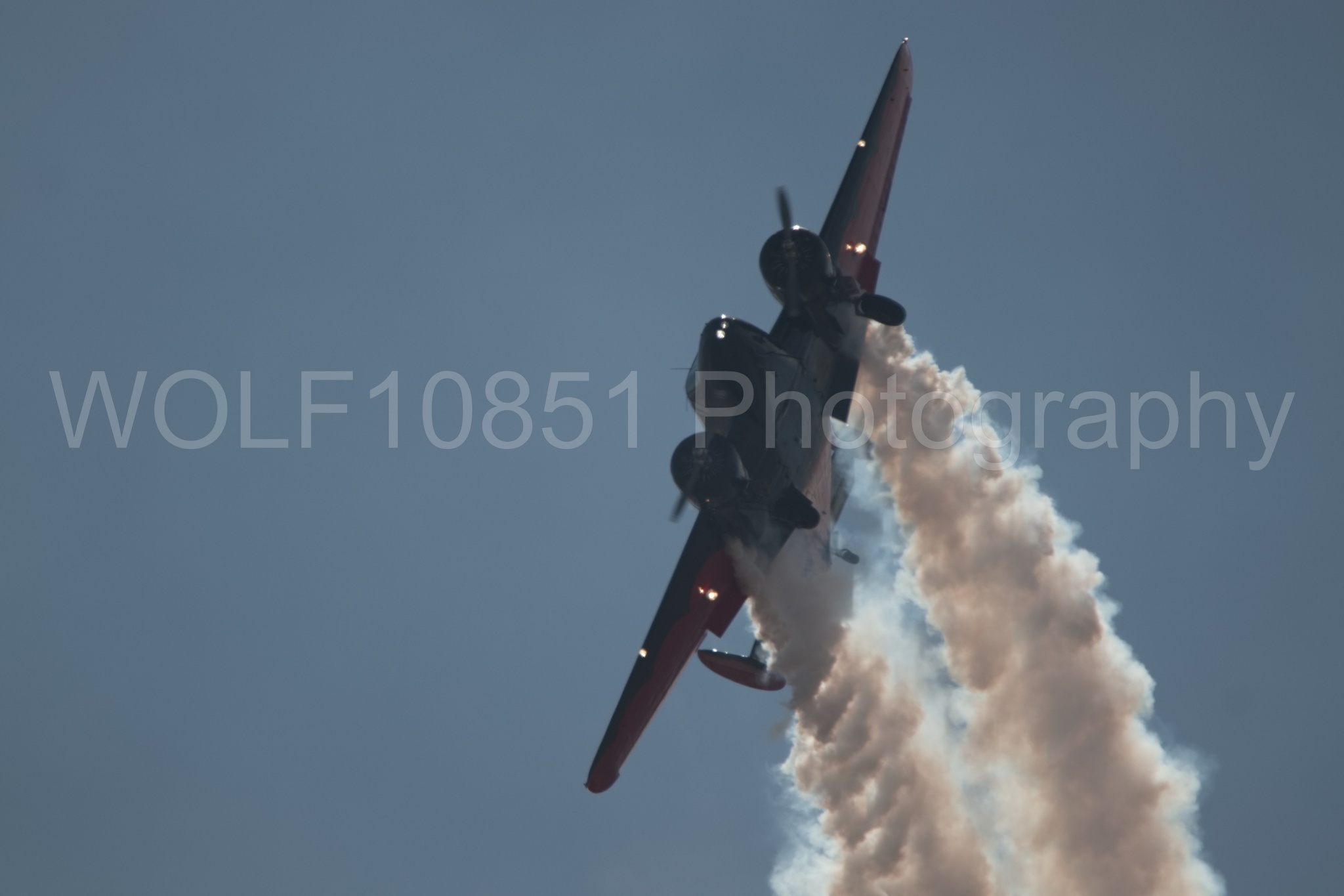 Aviation photography by WOLF10851 featuring Beechcraft Twin Beech 18, California Capital Airshow 2018, Younkin airshows, AT-7C.