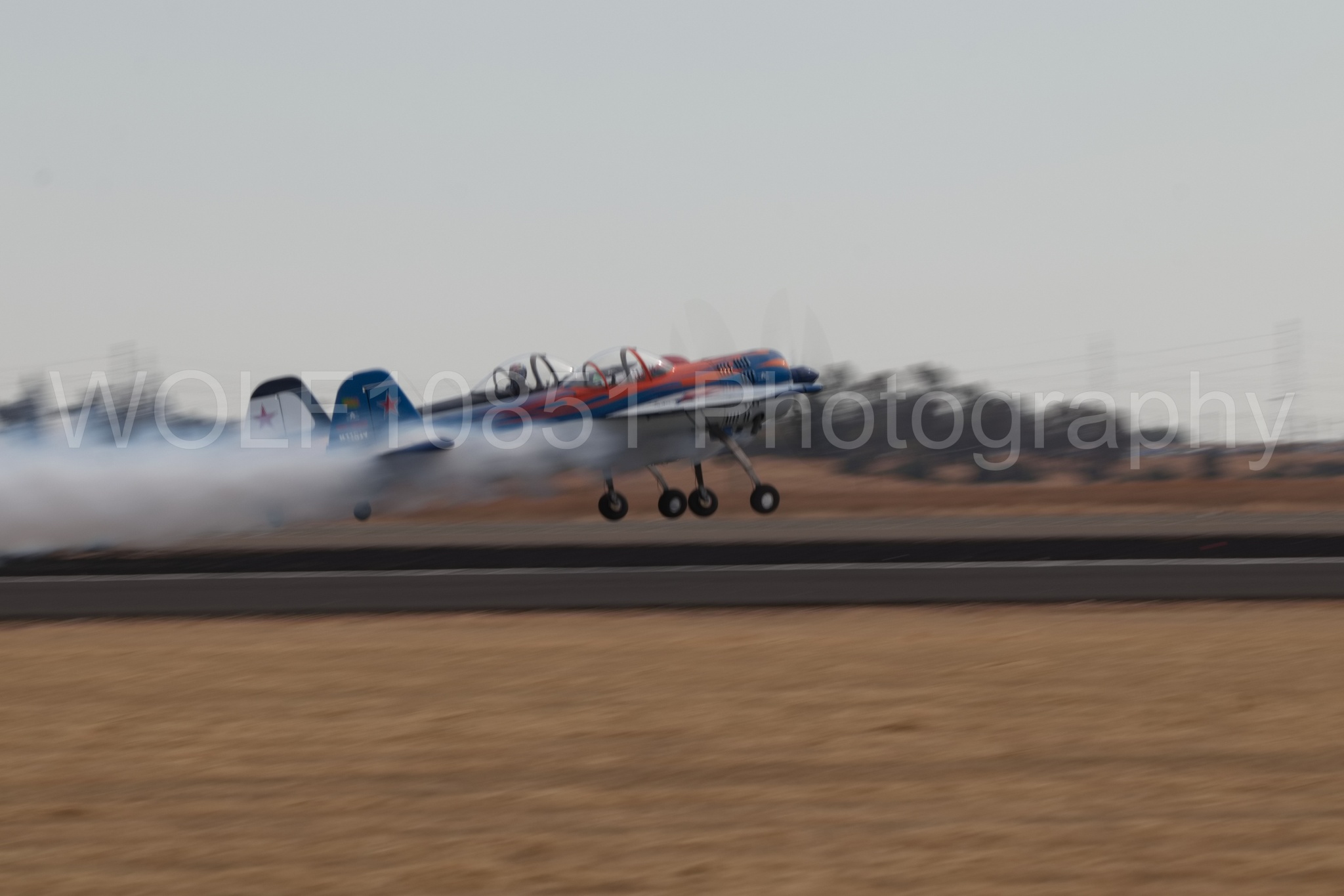 Aviation photography by WOLF10851 featuring California Capital Airshow 2018, Yak 110, YAK 55.