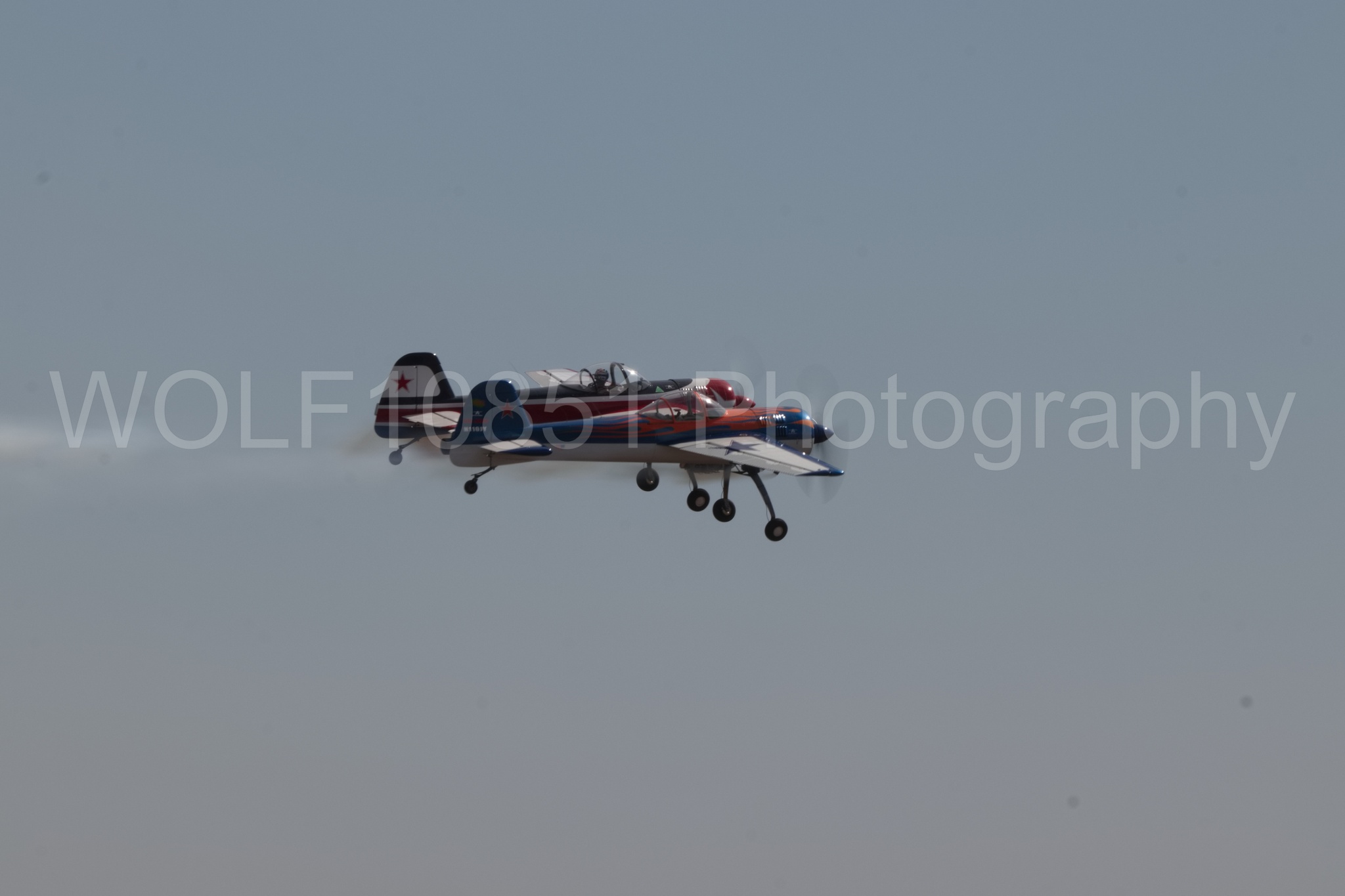 Aviation photography by WOLF10851 featuring California Capital Airshow 2018, Yak 110, YAK 55.