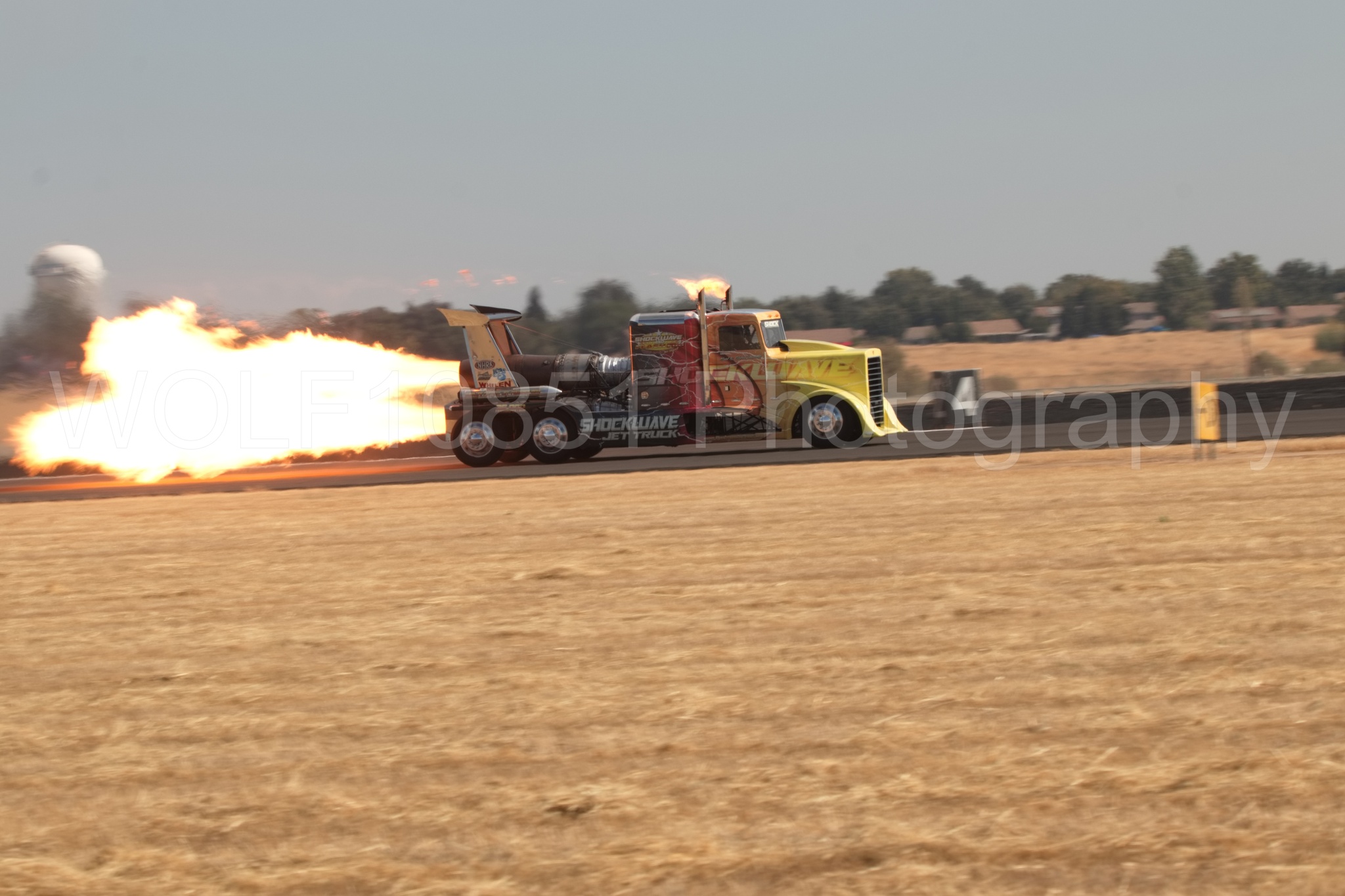 Aviation photography by WOLF10851 featuring ShockWave Jet Truck, California Capital Airshow 2018.
