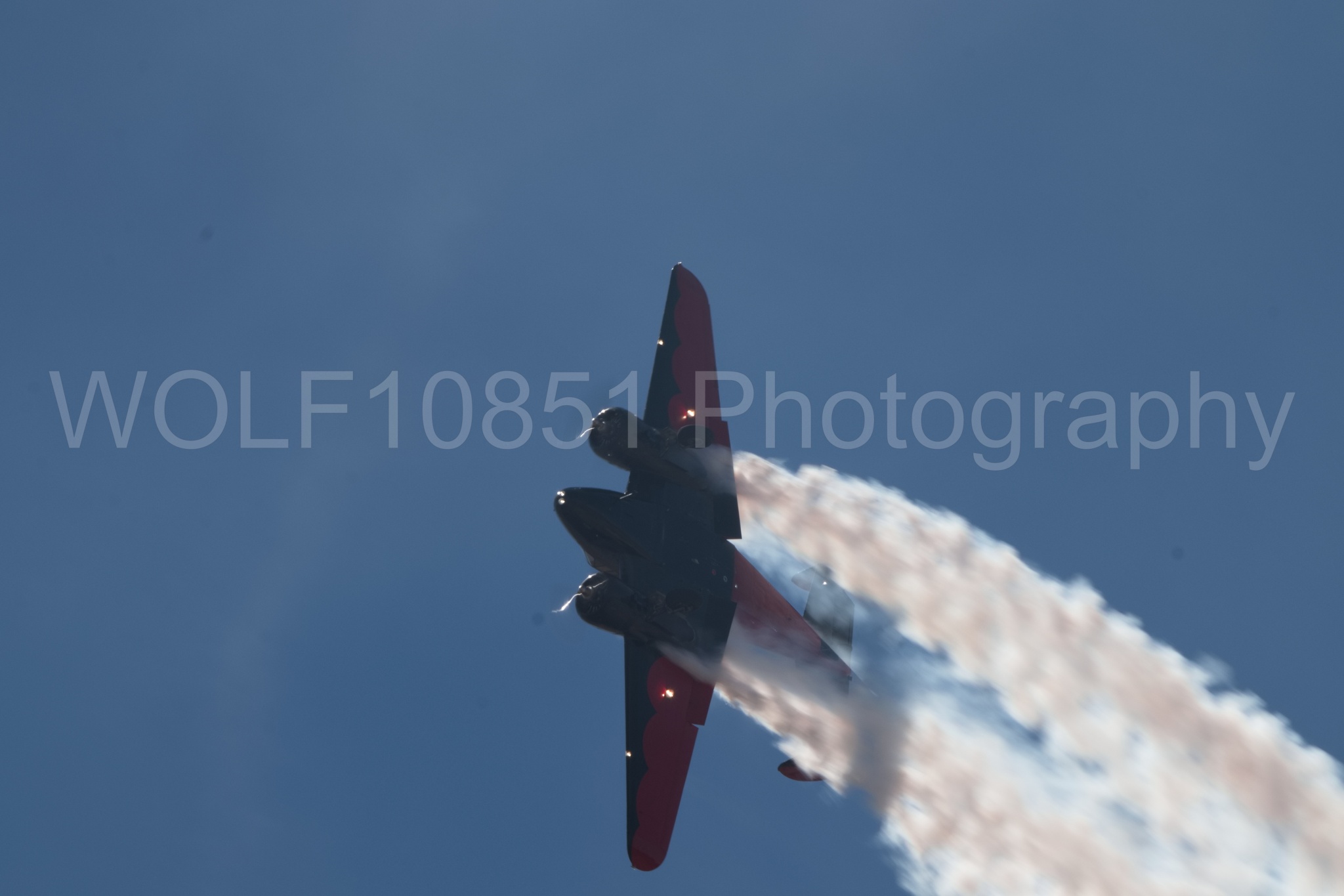 Aviation photography by WOLF10851 featuring Beechcraft Twin Beech 18, California Capital Airshow 2018, Younkin airshows, AT-7C.