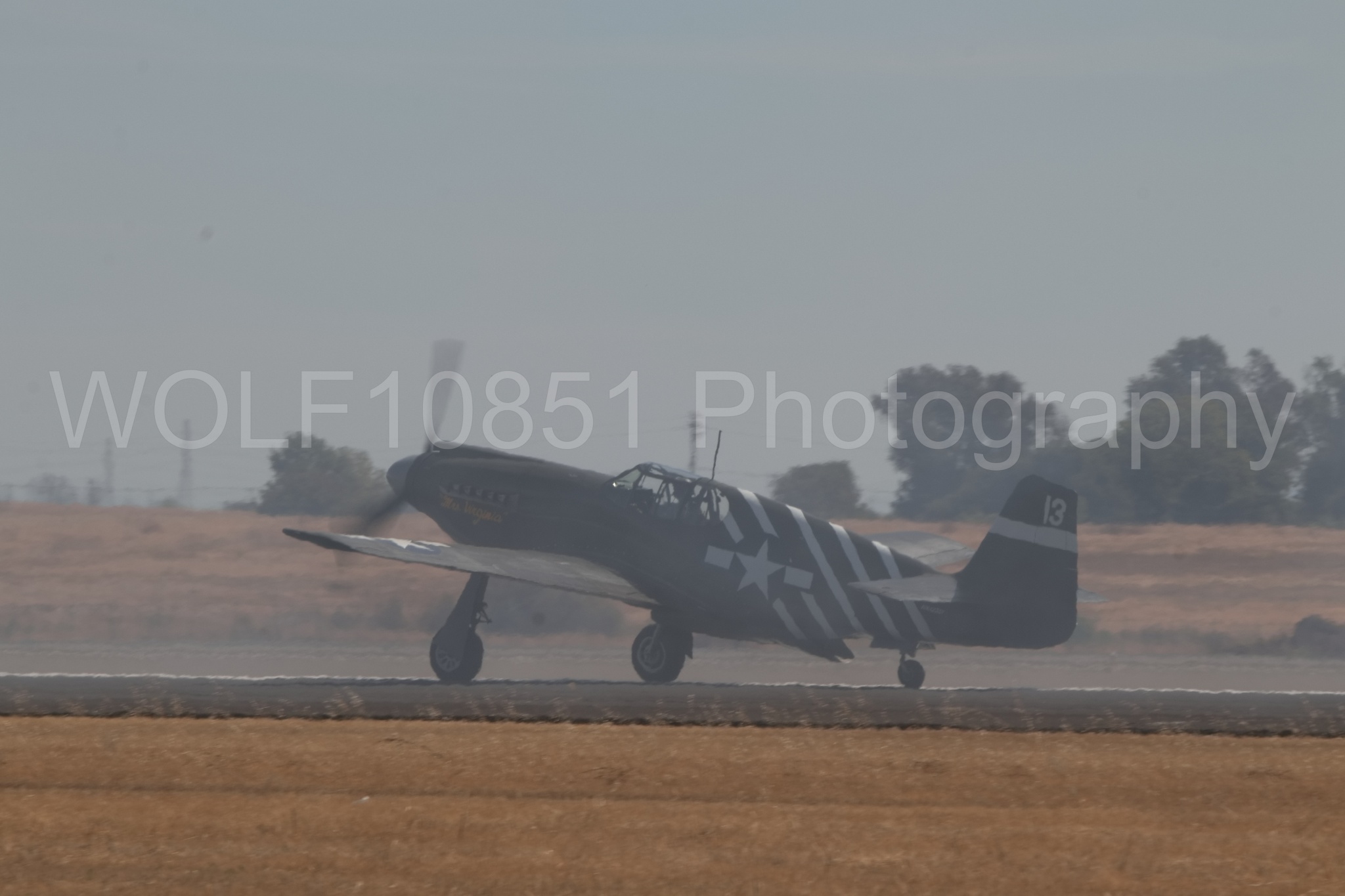 Aviation photography by WOLF10851 featuring P-51 Mustang, California Capital Airshow 2018, Mrs Virginia.