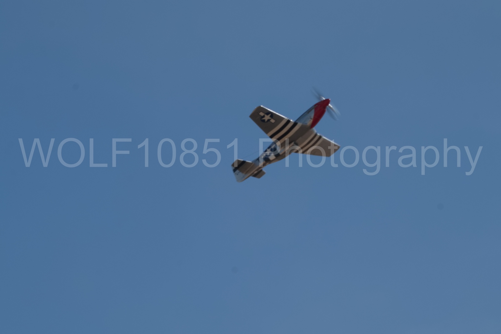 Aviation photography by WOLF10851 featuring P-51 Mustang, Comfortably Numb, California Capital Airshow 2018.