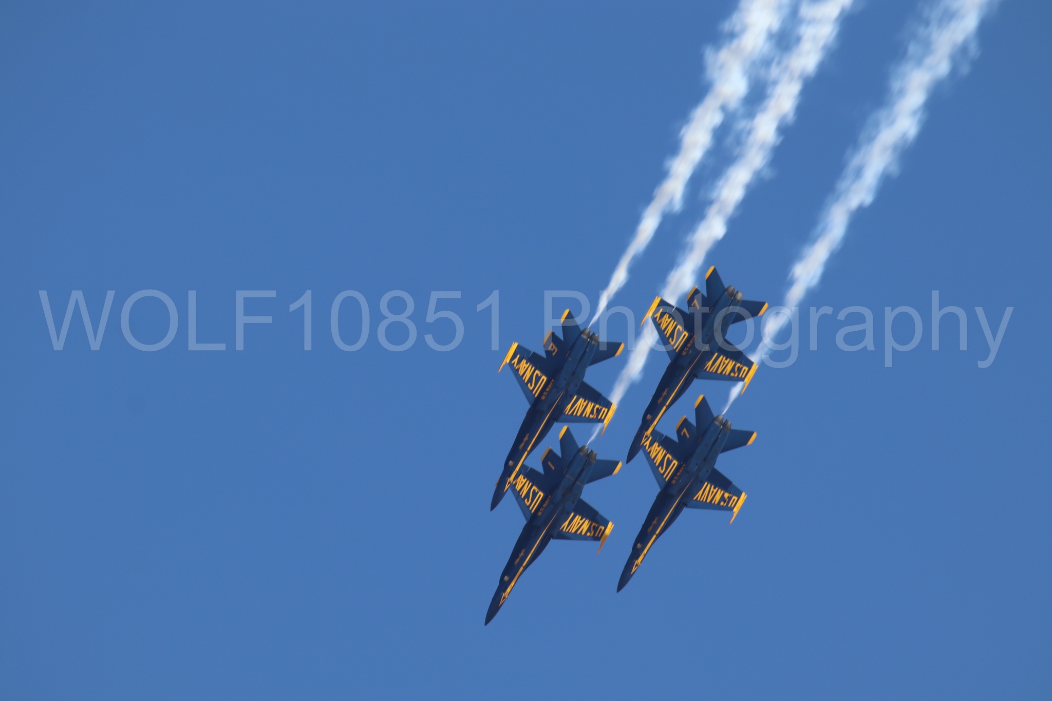 Aviation photography by WOLF10851 featuring F-18 Hornet, Blue Angels, Blue and Gold, California Capital Airshow 2019.