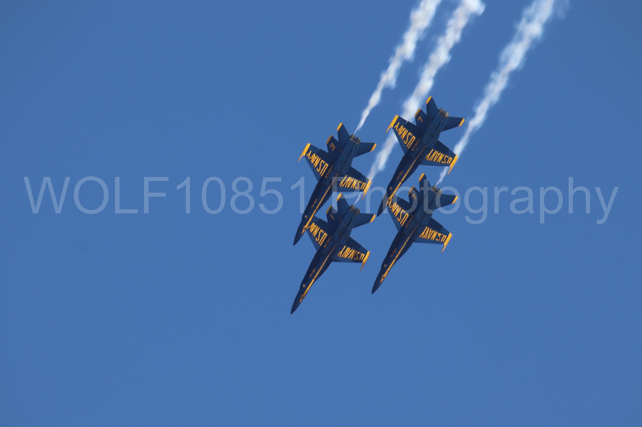Aviation photography by WOLF10851 featuring F-18 Hornet, Blue Angels, Blue and Gold, California Capital Airshow 2019.