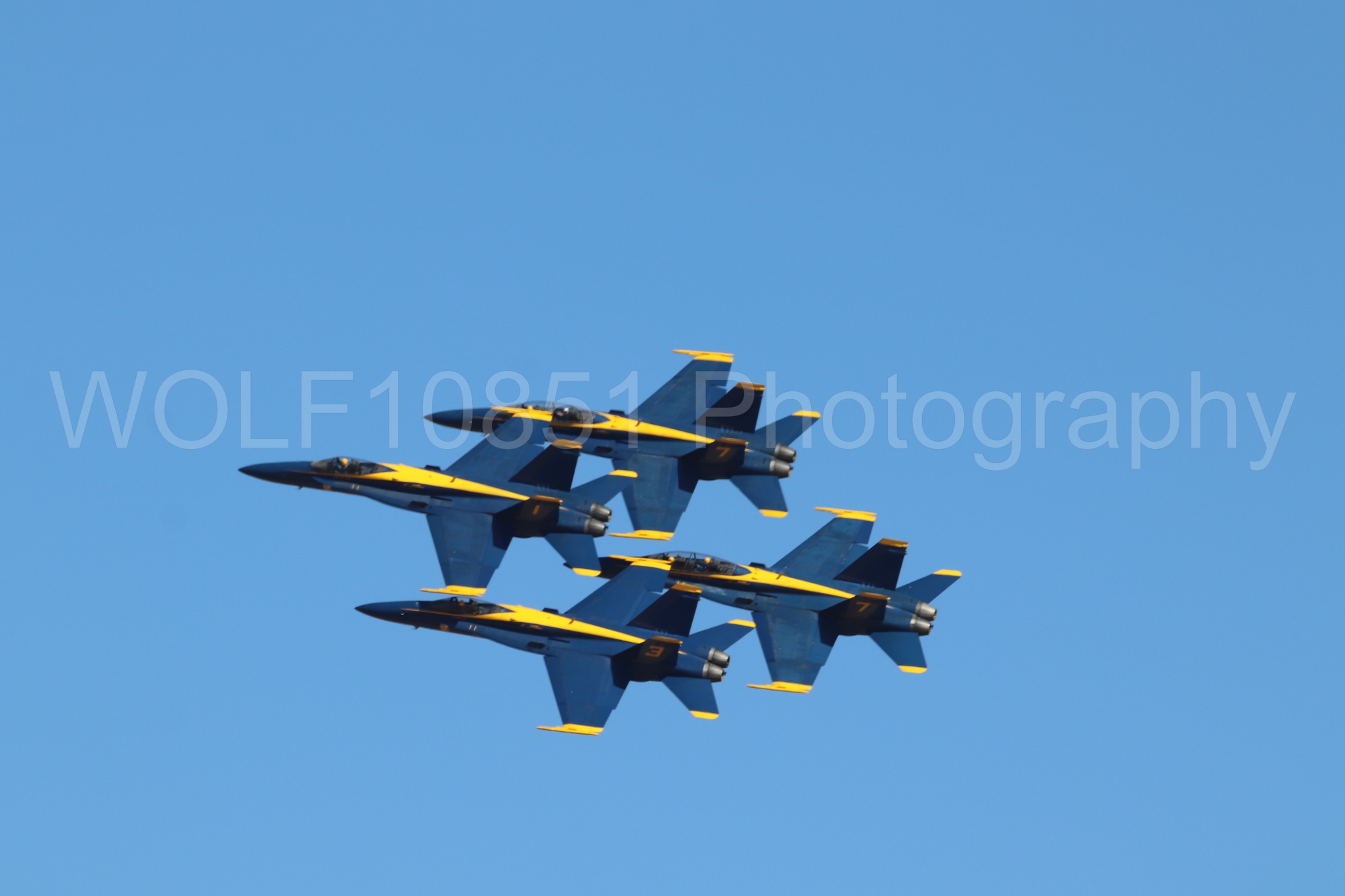 Aviation photography by WOLF10851 featuring F-18 Hornet, Blue Angels, Blue and Gold, California Capital Airshow 2019.