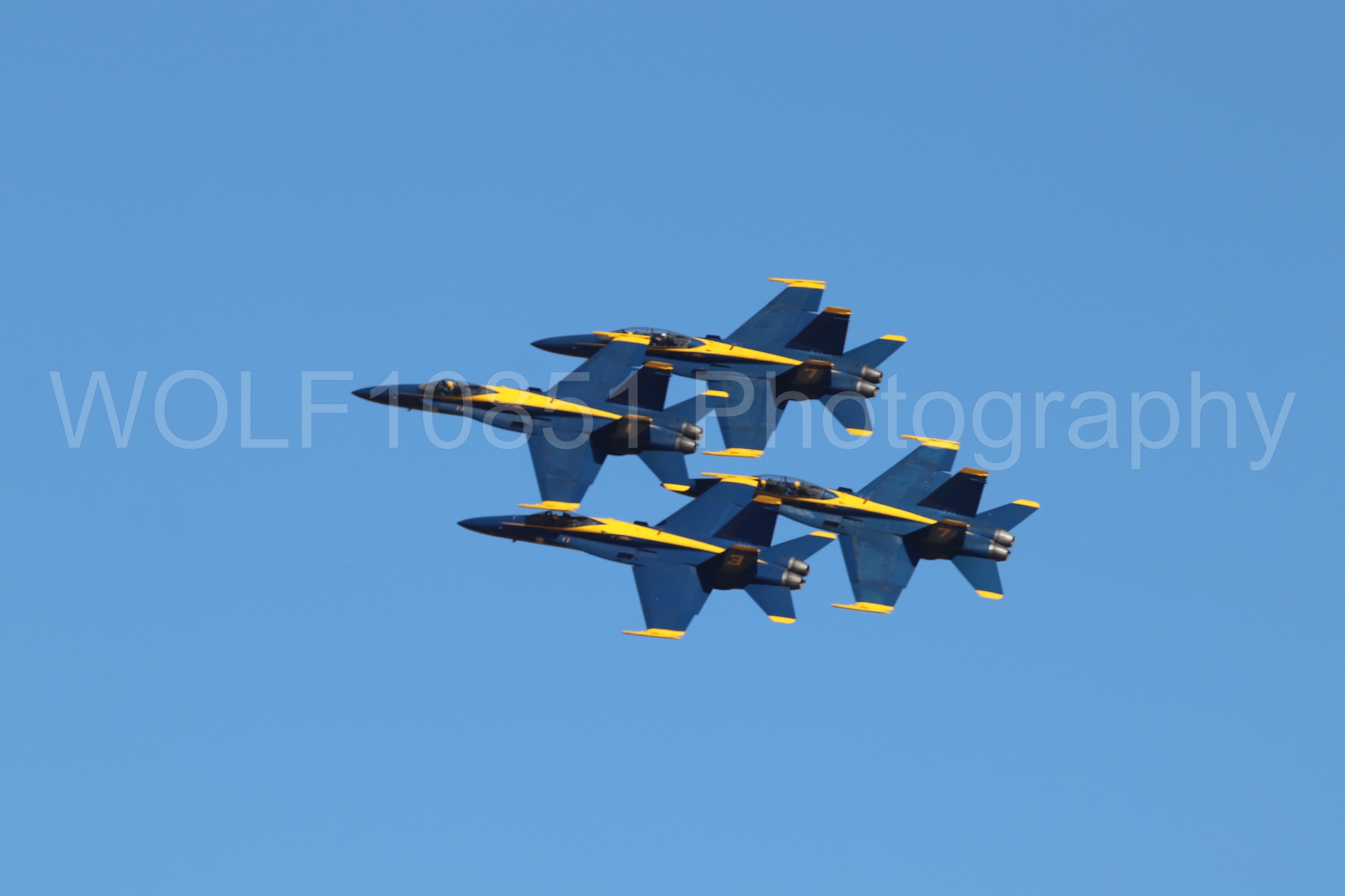 Aviation photography by WOLF10851 featuring F-18 Hornet, Blue Angels, Blue and Gold, California Capital Airshow 2019.