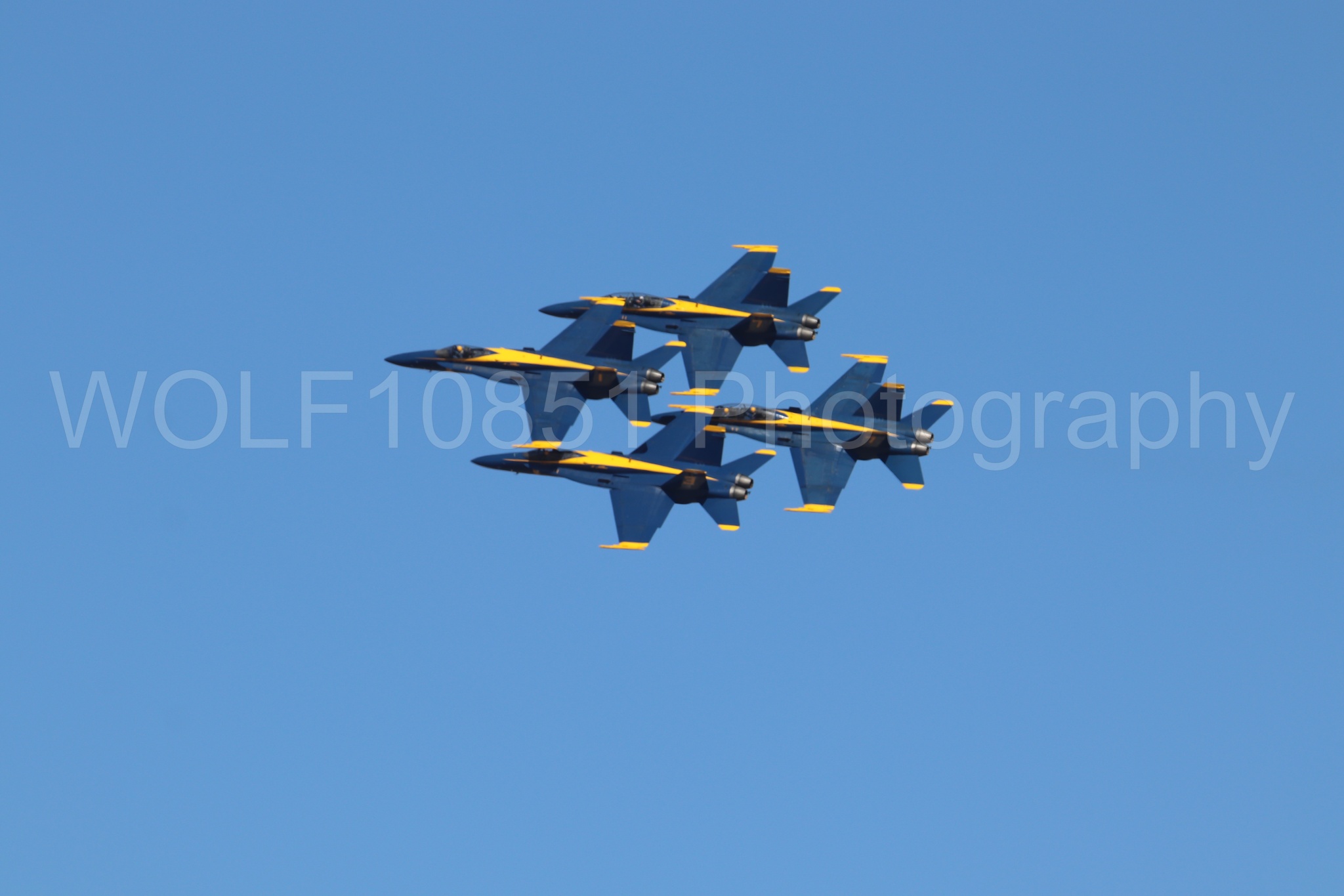 Aviation photography by WOLF10851 featuring F-18 Hornet, Blue Angels, Blue and Gold, California Capital Airshow 2019.