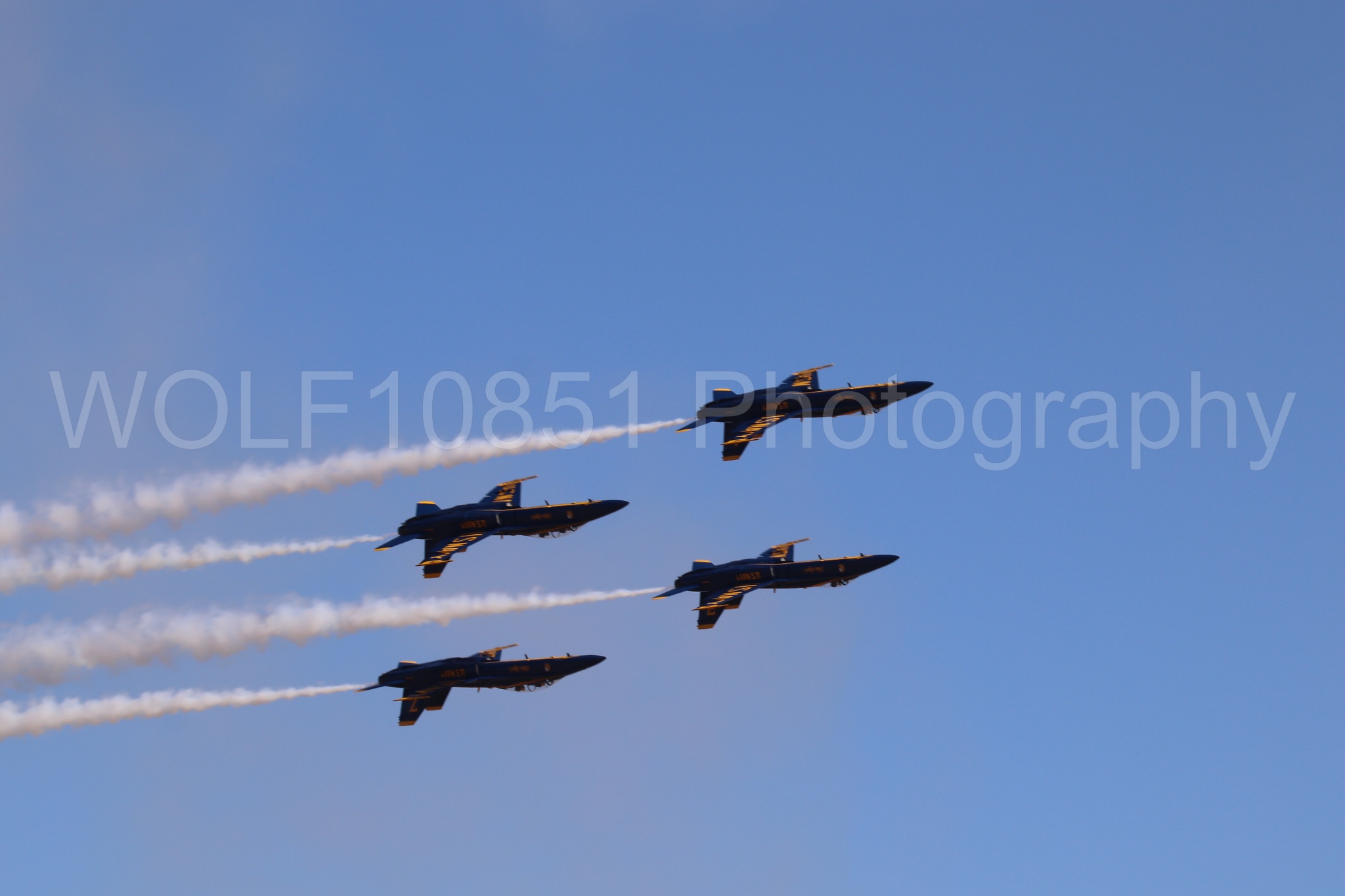 Aviation photography by WOLF10851 featuring F-18 Hornet, Blue Angels, Blue and Gold, California Capital Airshow 2019.