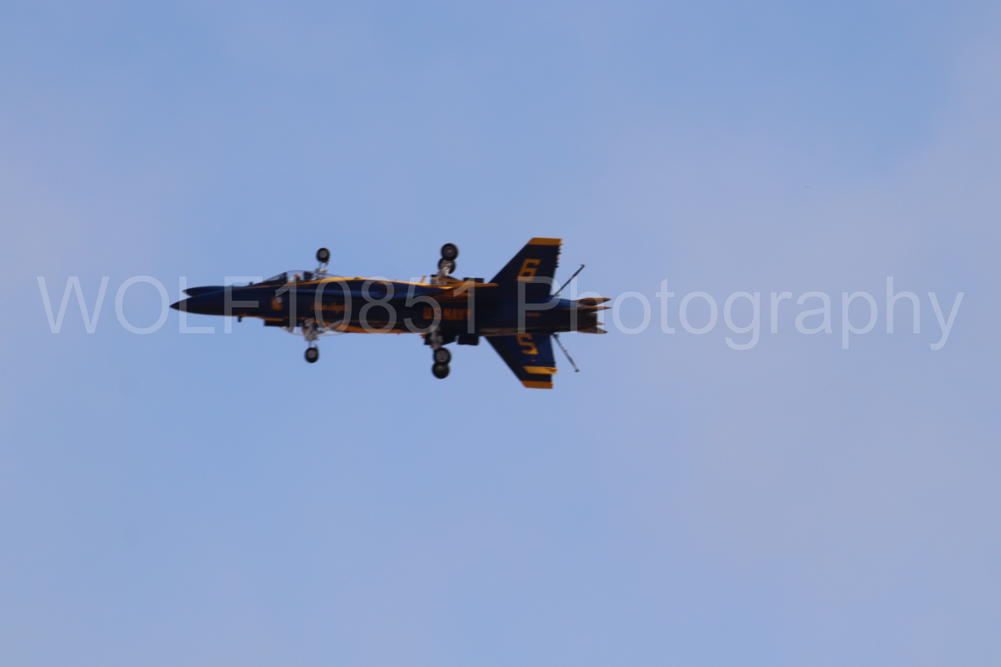 Aviation photography by WOLF10851 featuring F-18 Hornet, Blue Angels, Blue and Gold, California Capital Airshow 2019.