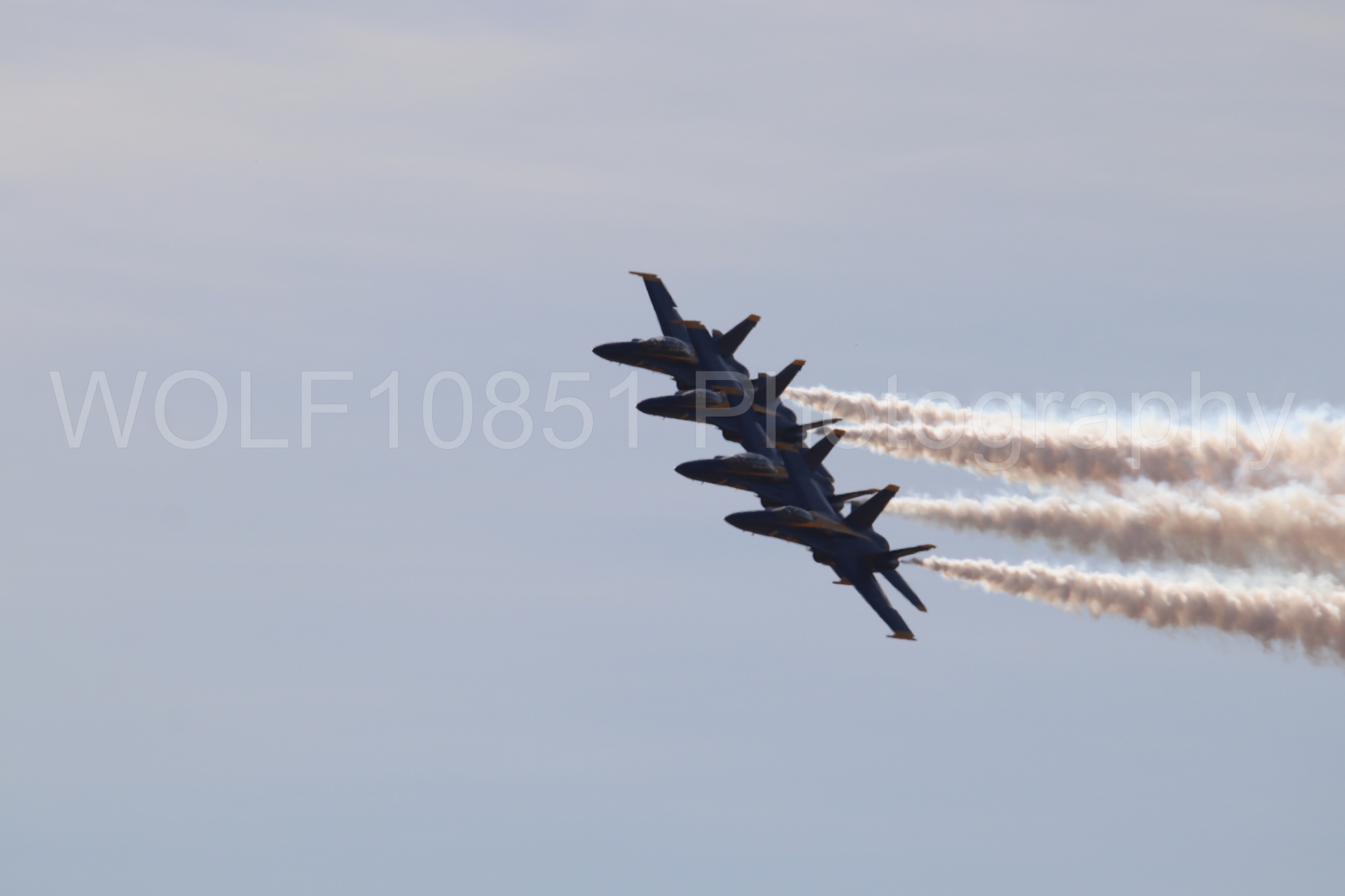 Aviation photography by WOLF10851 featuring F-18 Hornet, Blue Angels, Blue and Gold, California Capital Airshow 2019.