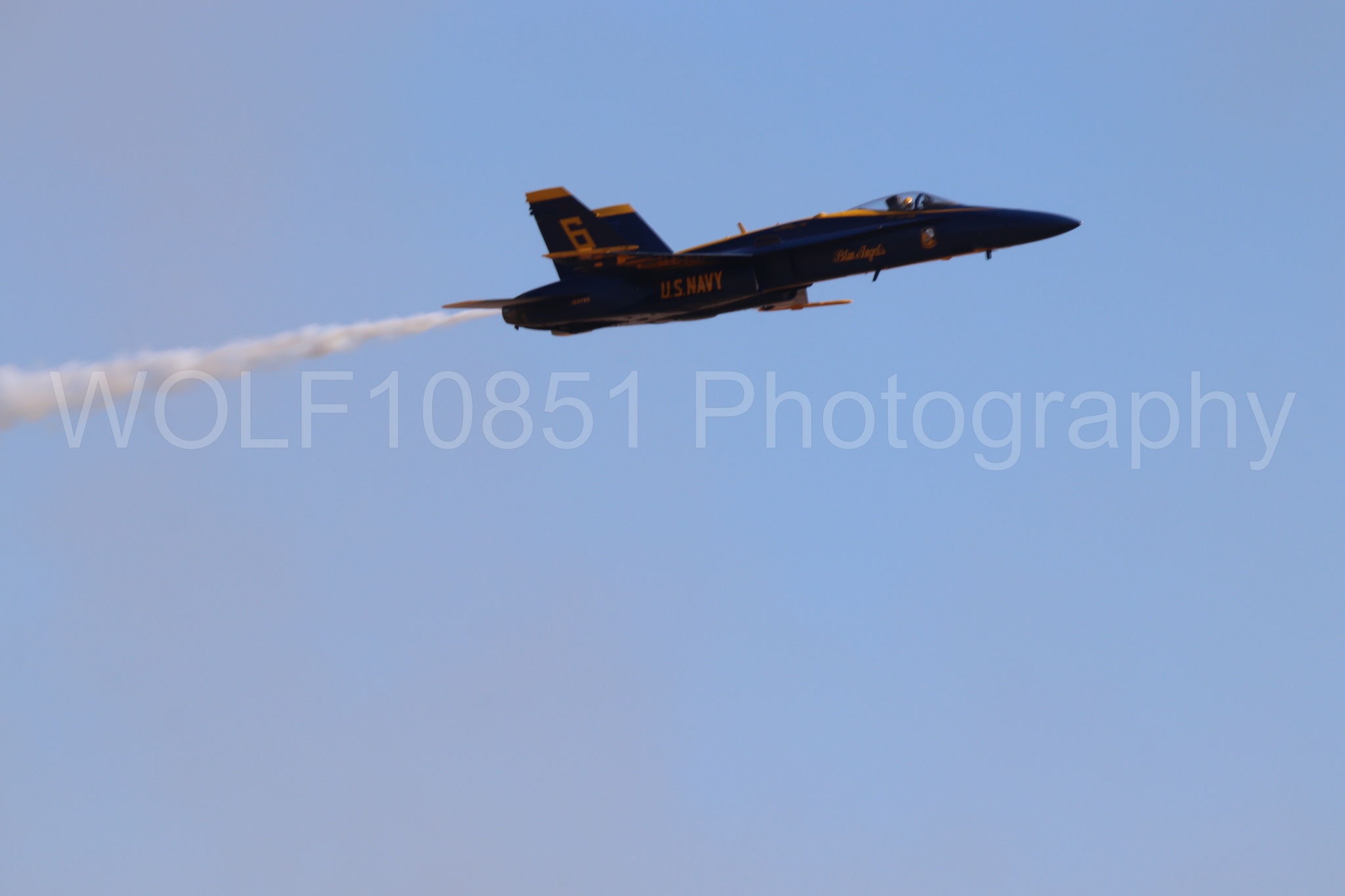 Aviation photography by WOLF10851 featuring F-18 Hornet, Blue Angels, Blue and Gold, California Capital Airshow 2019.