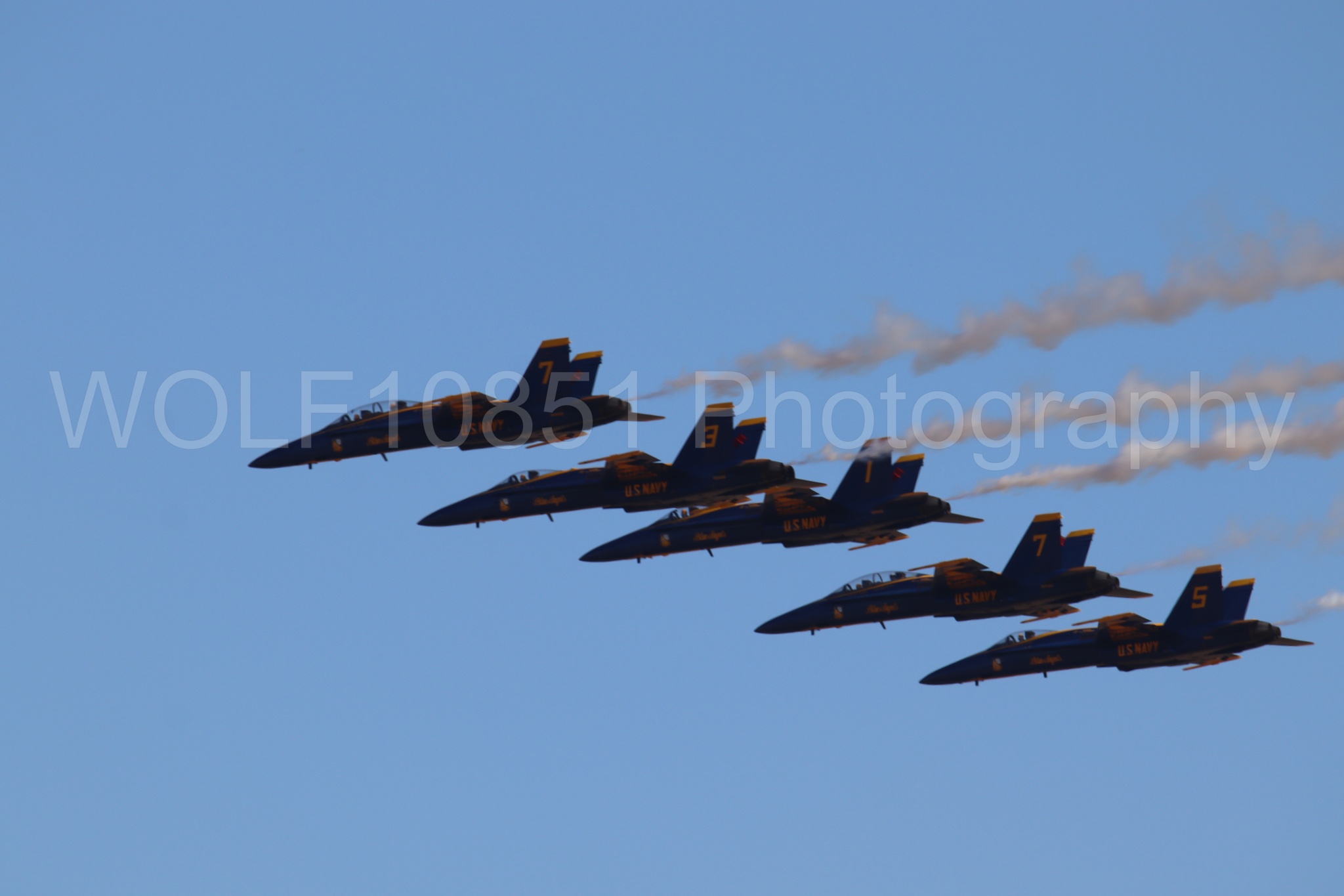 Aviation photography by WOLF10851 featuring F-18 Hornet, Blue Angels, Blue and Gold, California Capital Airshow 2019.