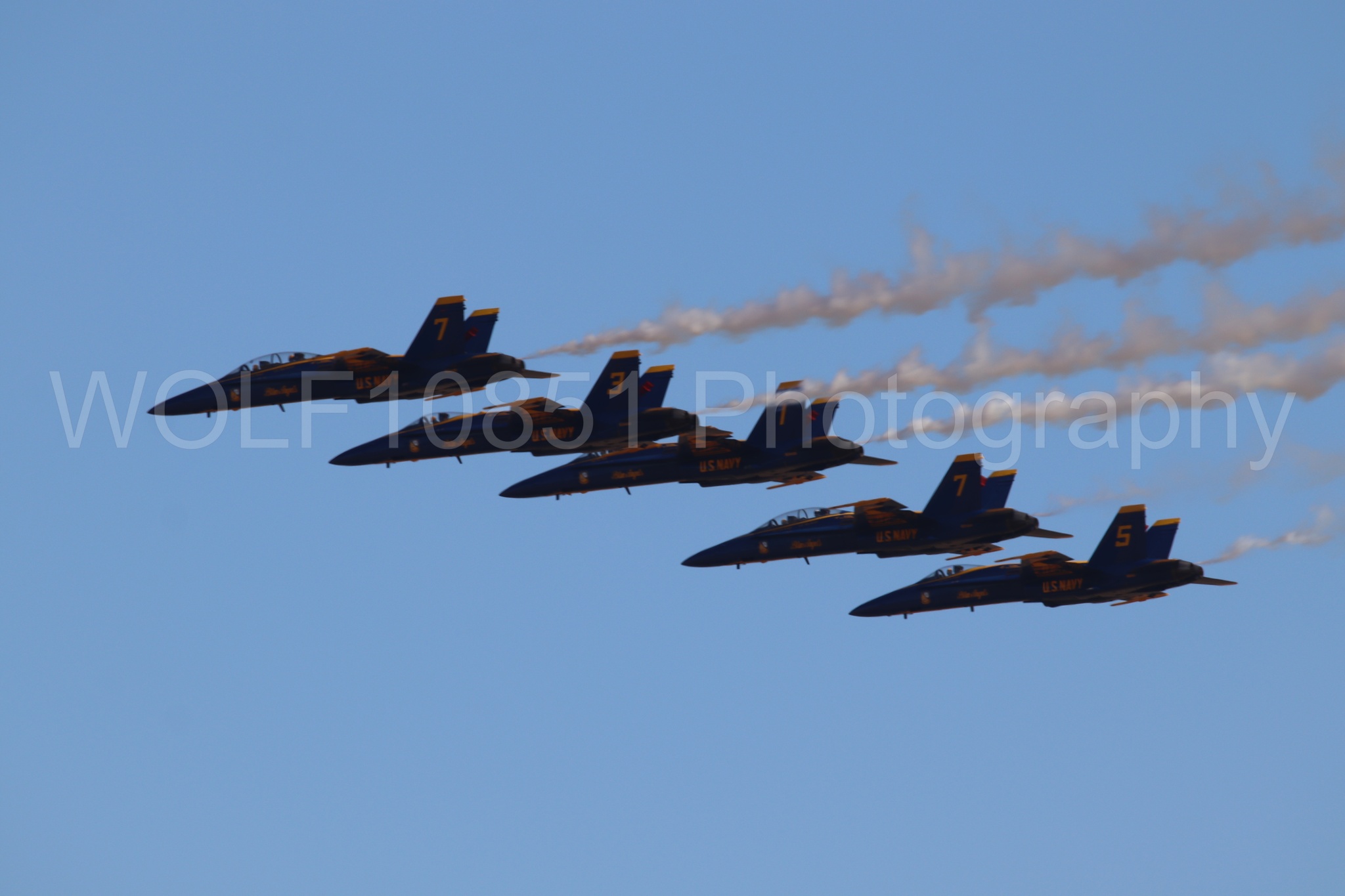 Aviation photography by WOLF10851 featuring F-18 Hornet, Blue Angels, Blue and Gold, California Capital Airshow 2019.