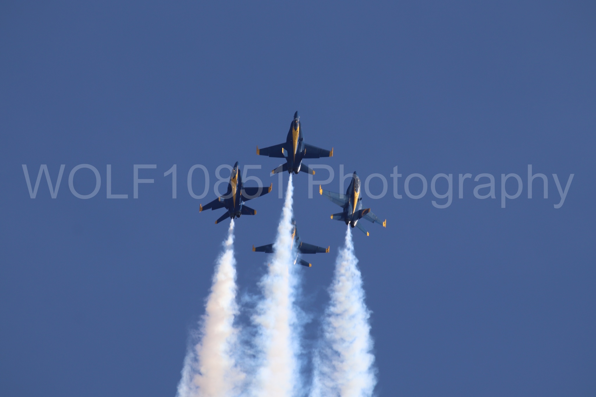 Aviation photography by WOLF10851 featuring F-18 Hornet, Blue Angels, Blue and Gold, California Capital Airshow 2019.