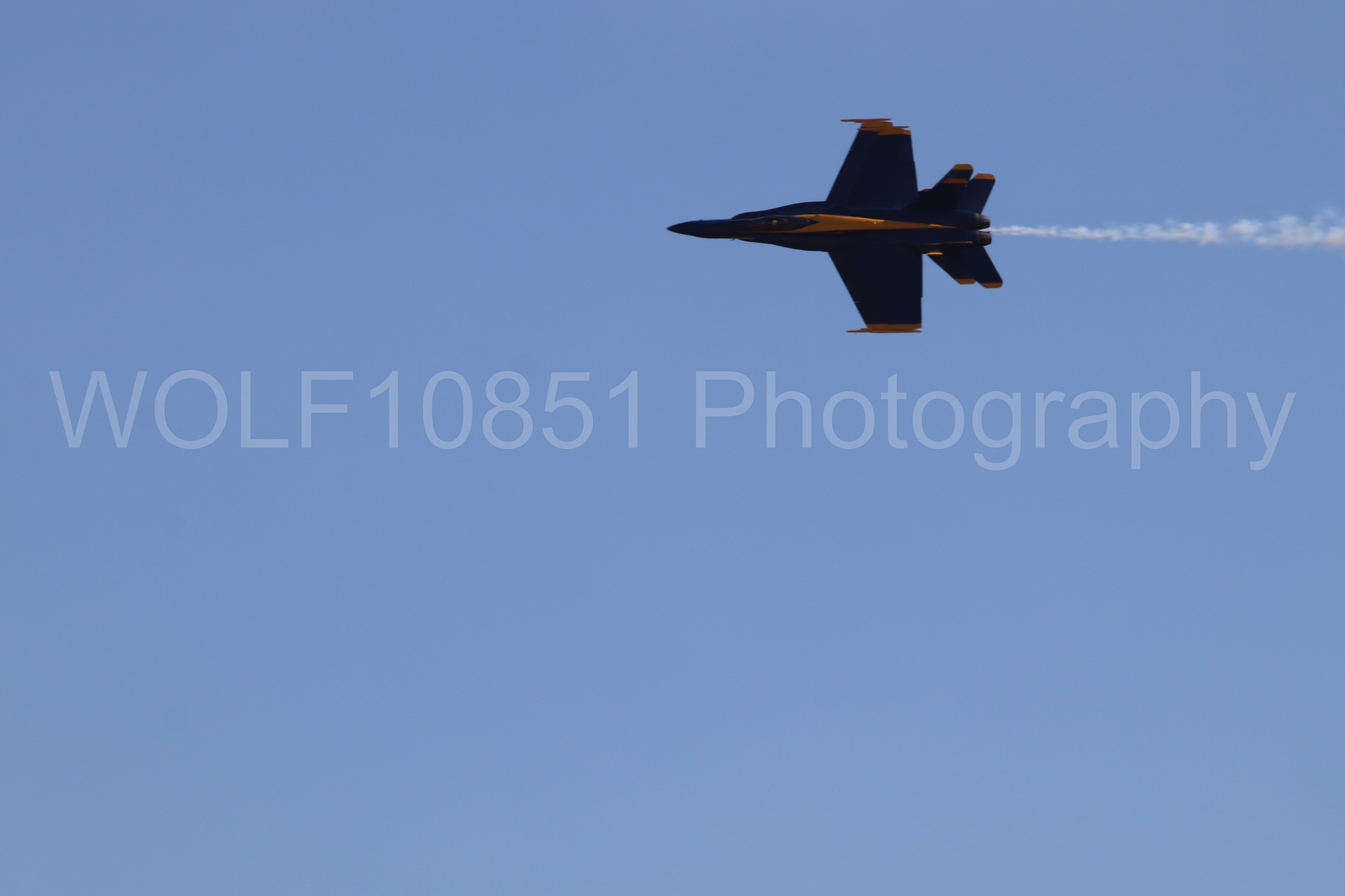 Aviation photography by WOLF10851 featuring F-18 Hornet, Blue Angels, Blue and Gold, California Capital Airshow 2019.