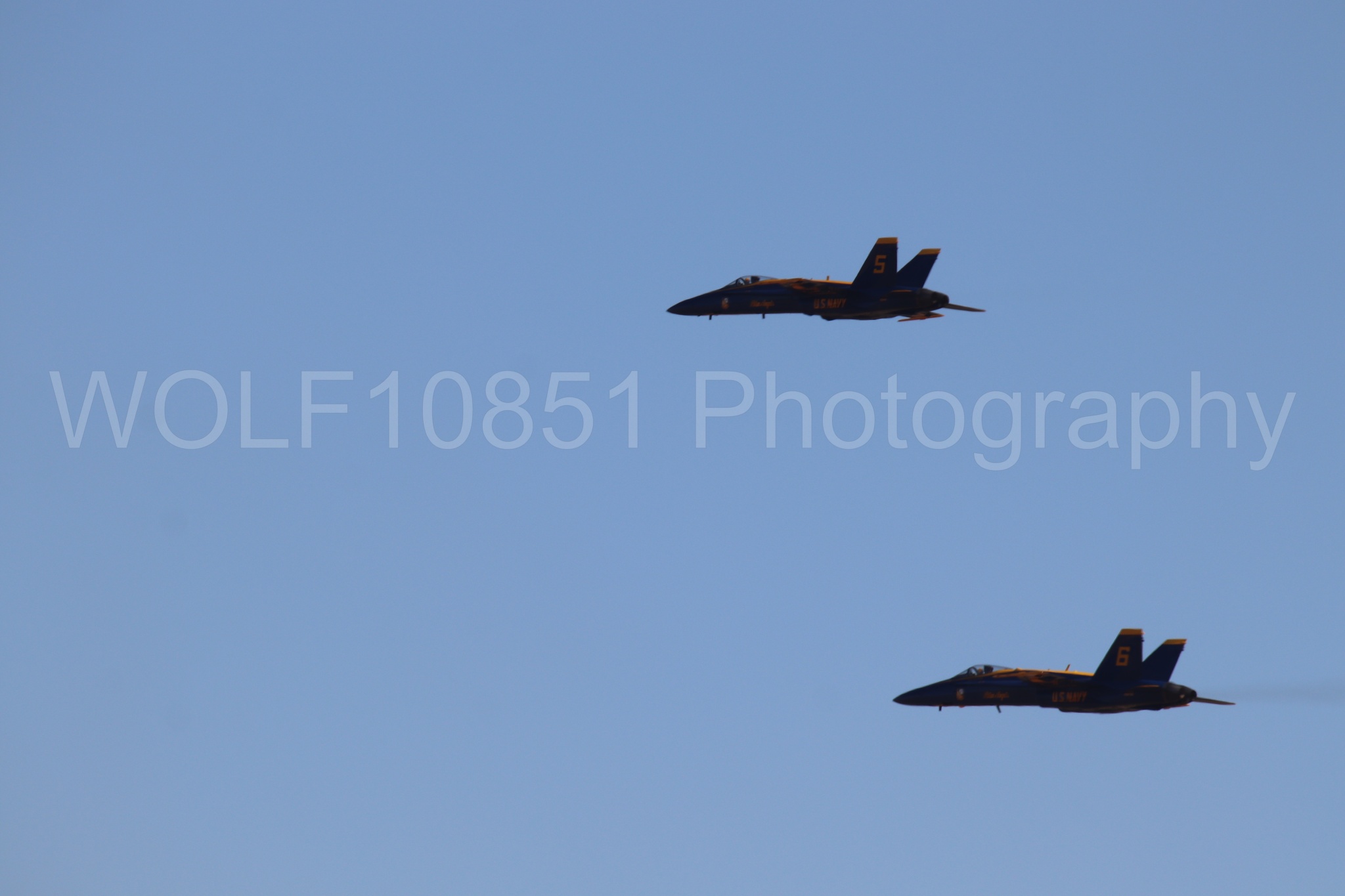 Aviation photography by WOLF10851 featuring F-18 Hornet, Blue Angels, Blue and Gold, California Capital Airshow 2019.