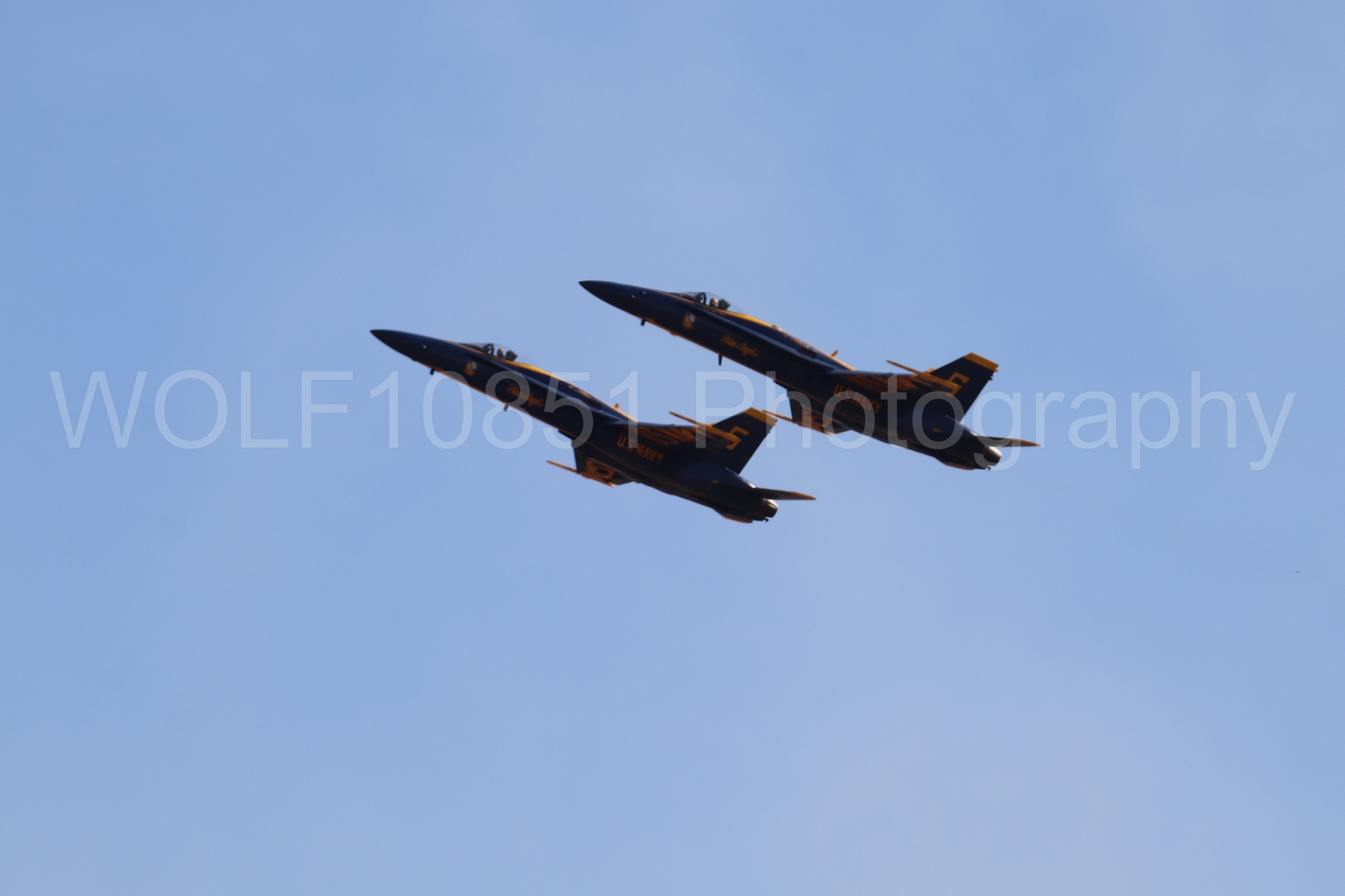 Aviation photography by WOLF10851 featuring F-18 Hornet, Blue Angels, Blue and Gold, California Capital Airshow 2019.