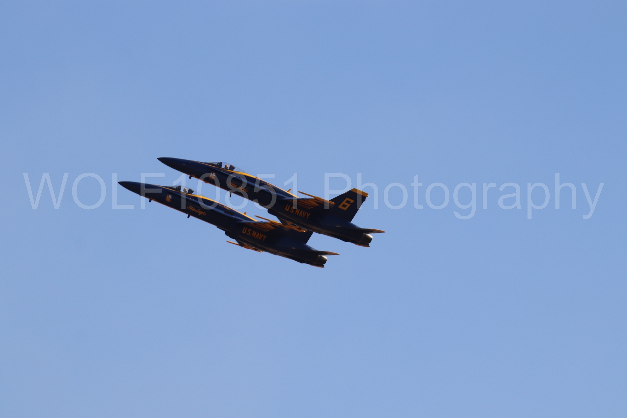 Aviation photography by WOLF10851 featuring F-18 Hornet, Blue Angels, Blue and Gold, California Capital Airshow 2019.