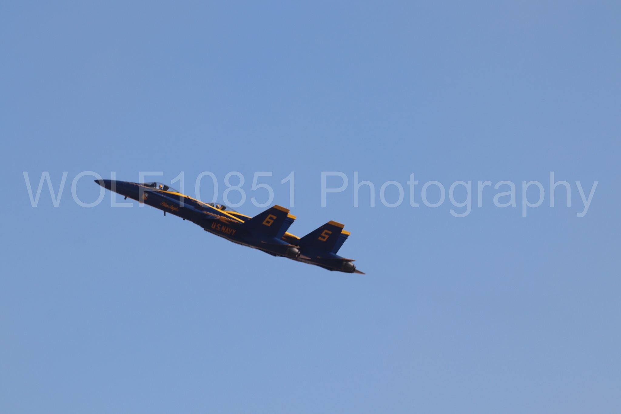 Aviation photography by WOLF10851 featuring F-18 Hornet, Blue Angels, Blue and Gold, California Capital Airshow 2019.