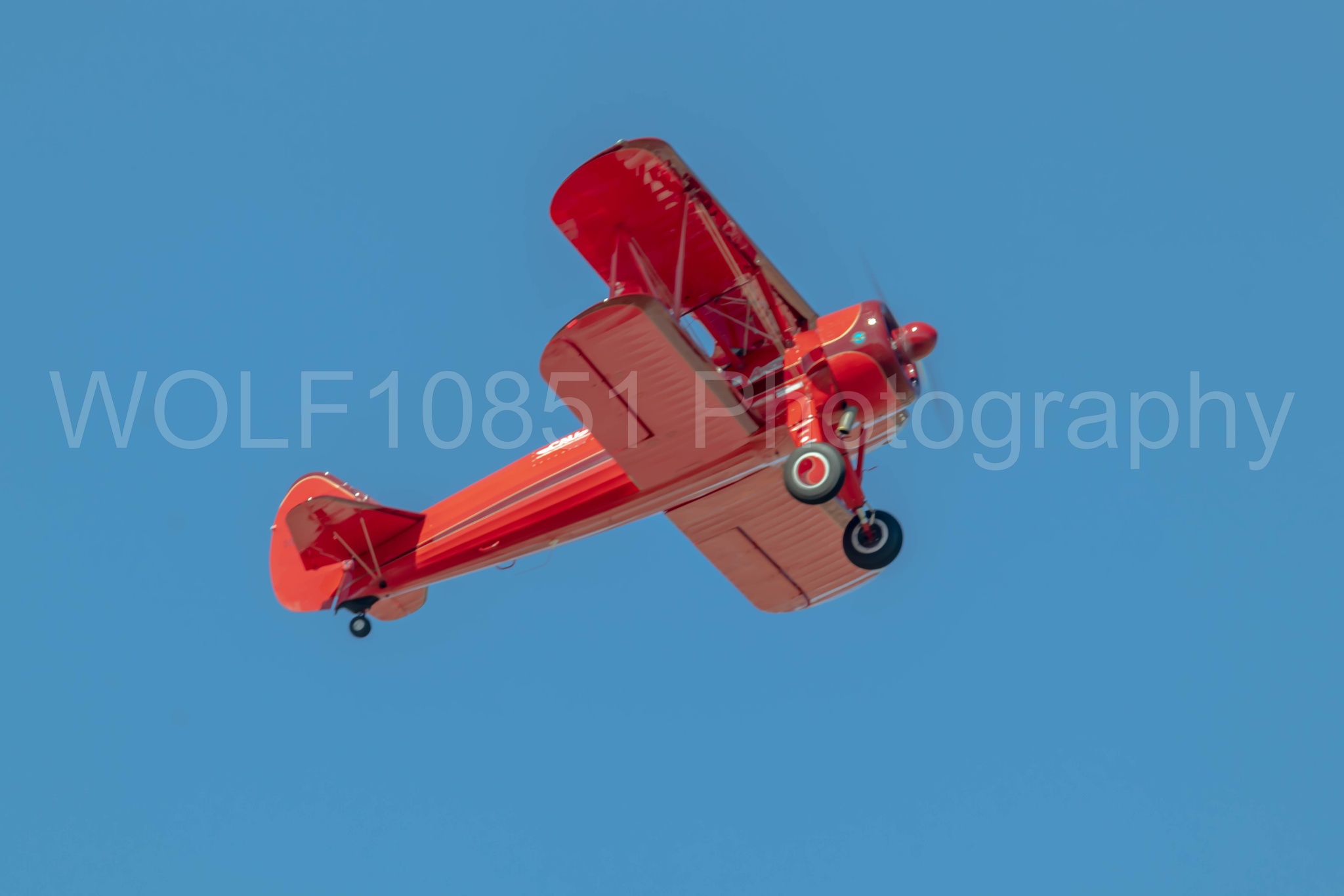Boeing Stearman bi-plane | Vicky Benzing | California Capital Airshow 2019 | WOLF10851 Photography