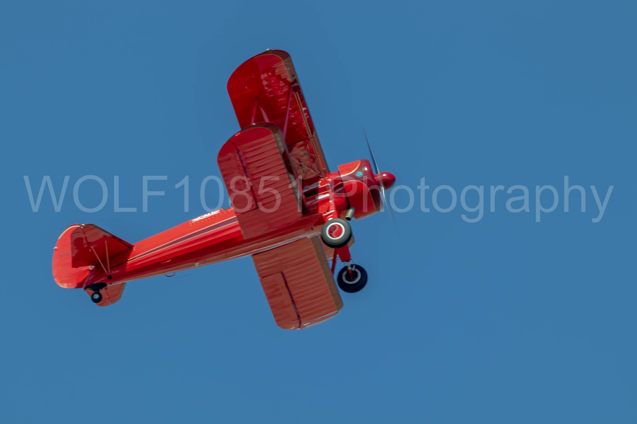 Boeing Stearman bi-plane | Vicky Benzing | California Capital Airshow 2019 | WOLF10851 Photography