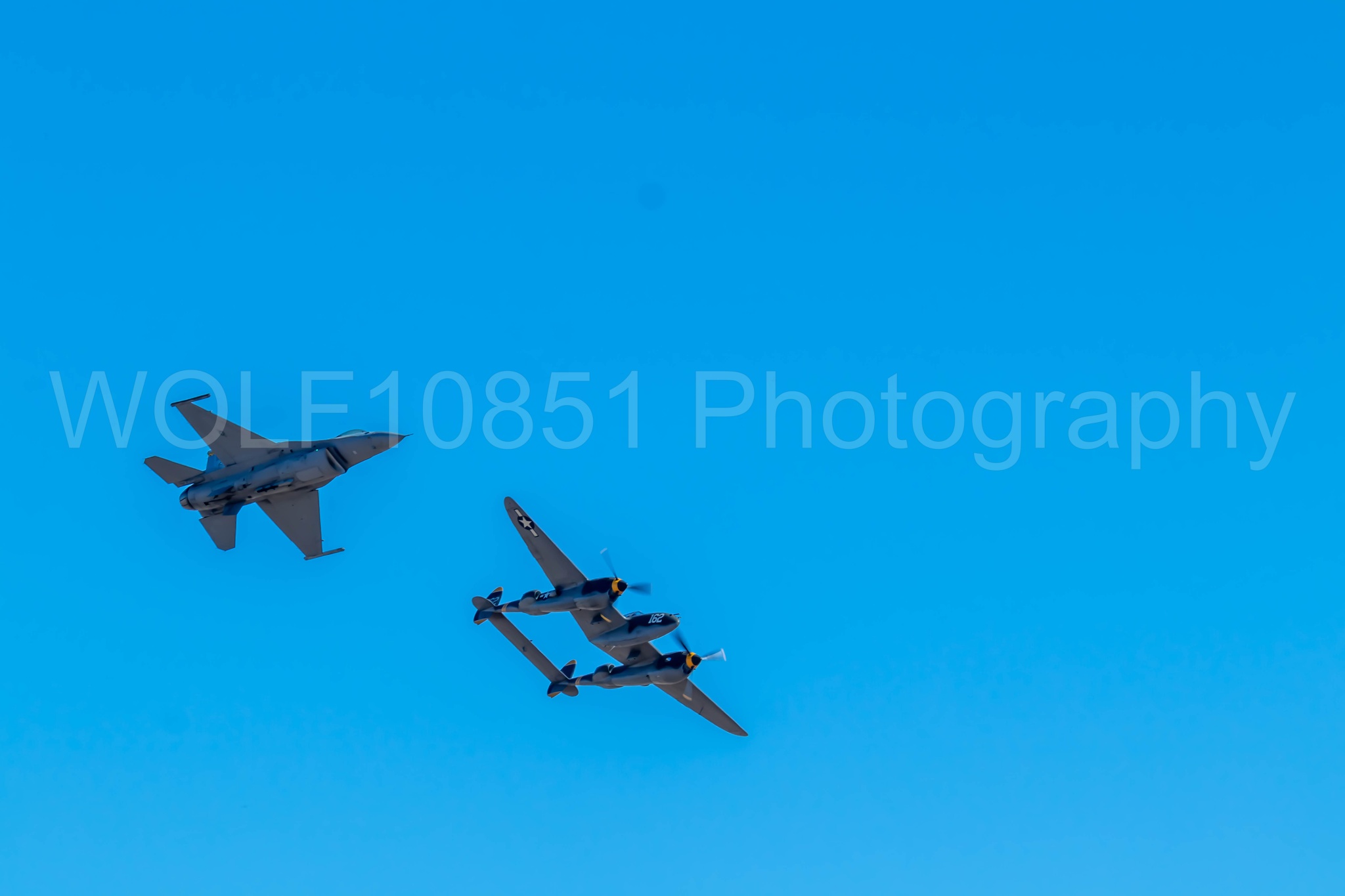 P-38 Lightning | 23 Skidoo | Heritage Flight | California Capital Airshow 2019 | WOLF10851 Photography