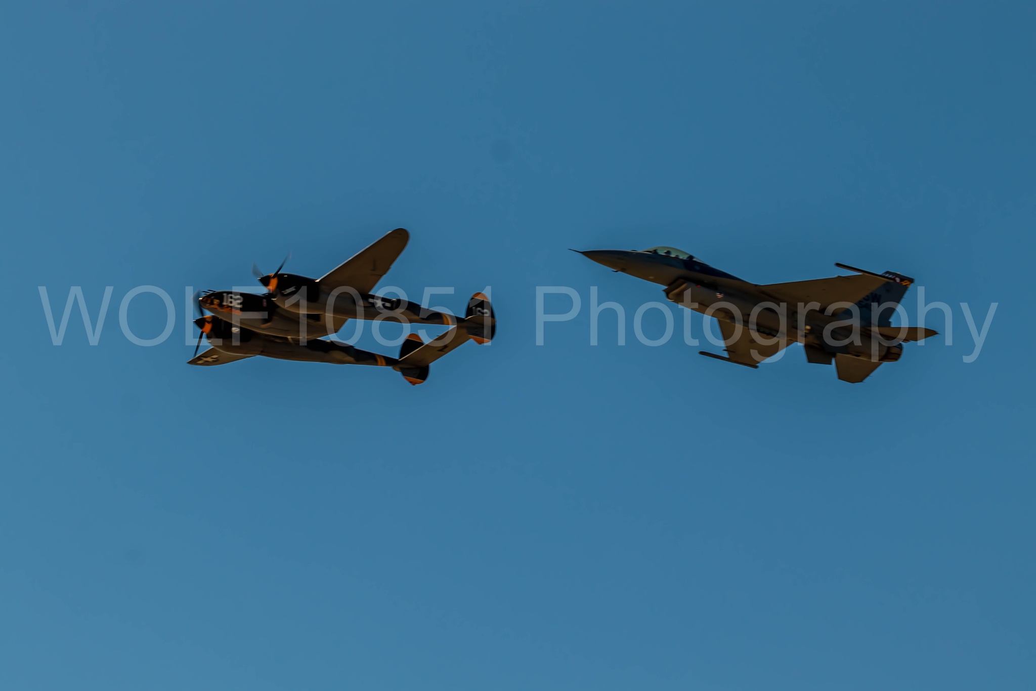 P-38 Lightning | 23 Skidoo | Heritage Flight | California Capital Airshow 2019 | WOLF10851 Photography